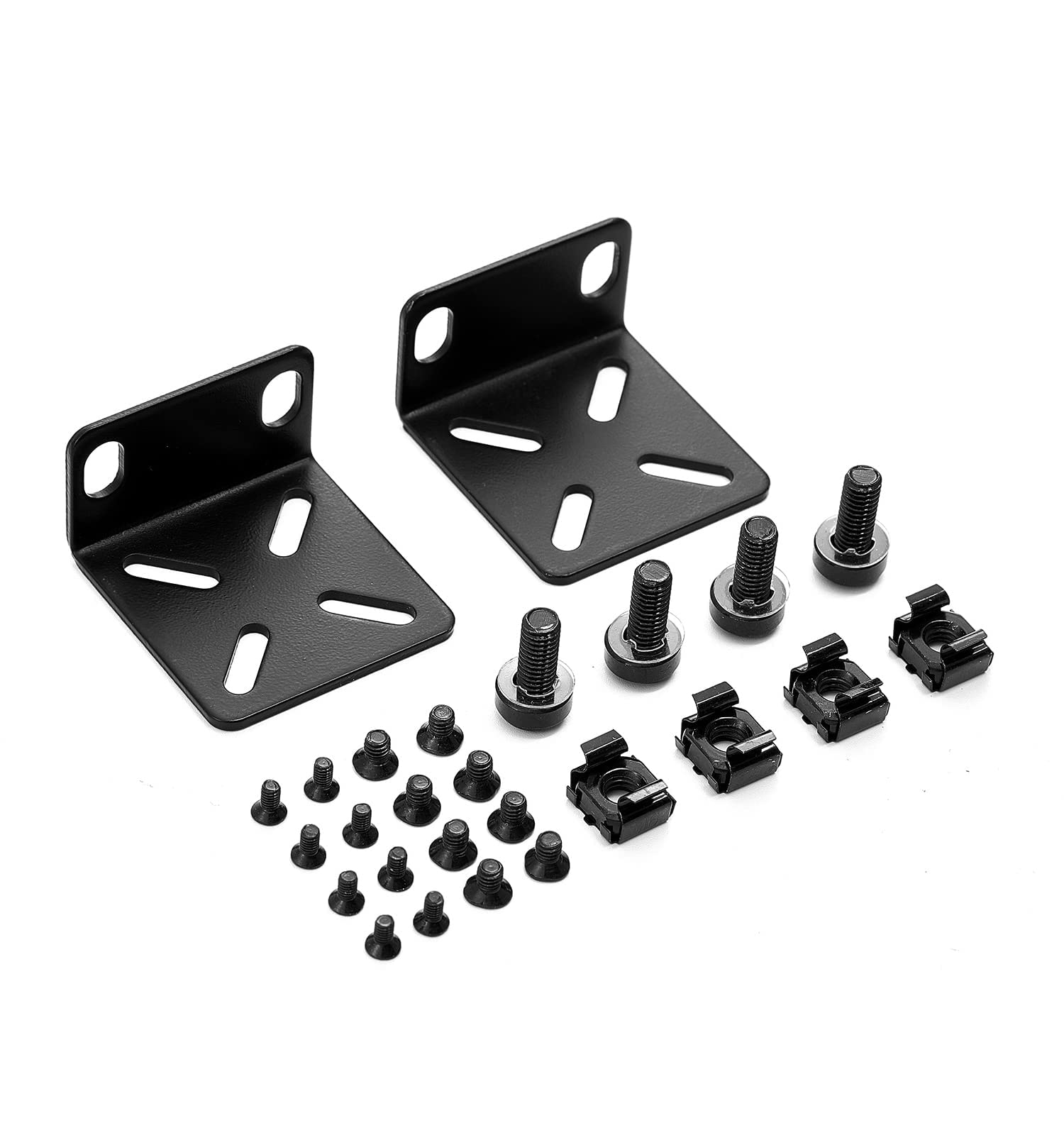 PhyinLan Rack Mount Kit for 17.3 inch Switches, Adjustable Rack Ears for Buffalo Tech, Cisco, NETGEAR,Dell, D-Link, Linksys and 