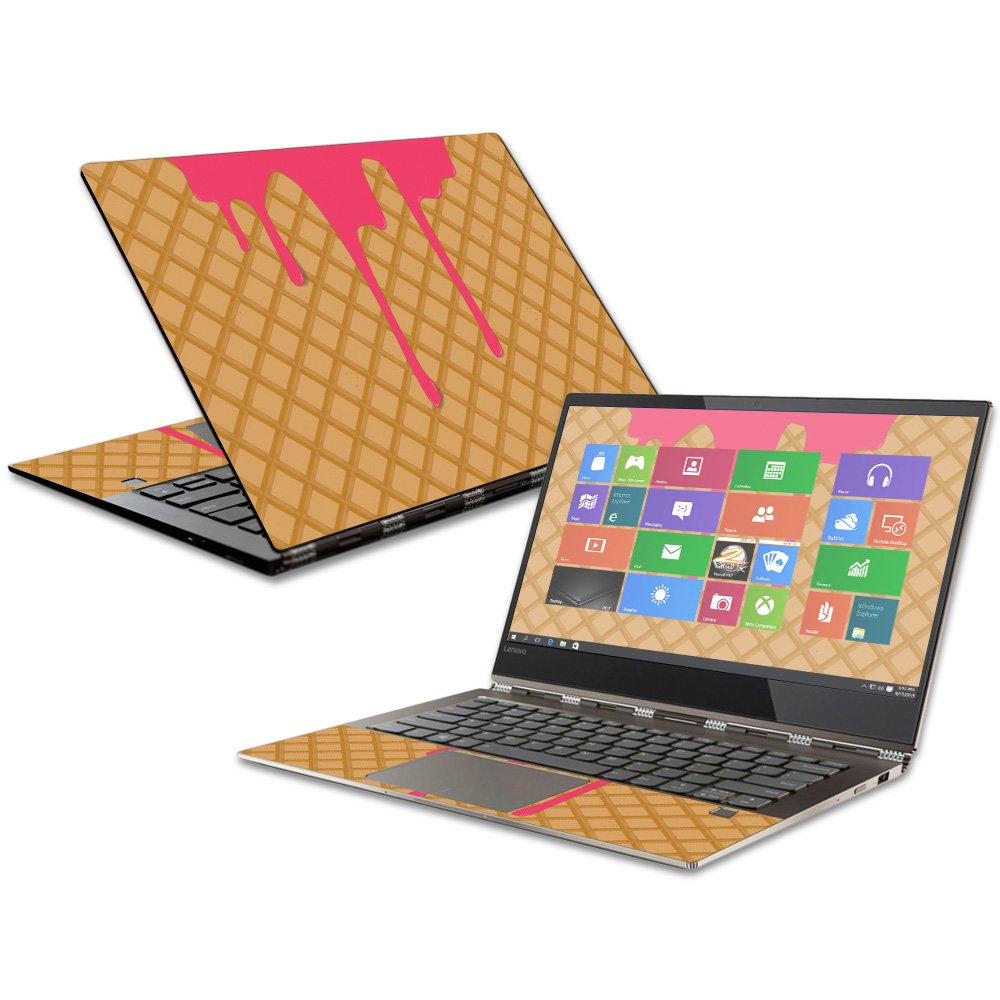MightySkins Skin Compatible with Lenovo Yoga 920 - Ice Cream Cone | Protective, Durable, and Unique Vinyl Decal wrap Cover | Eas