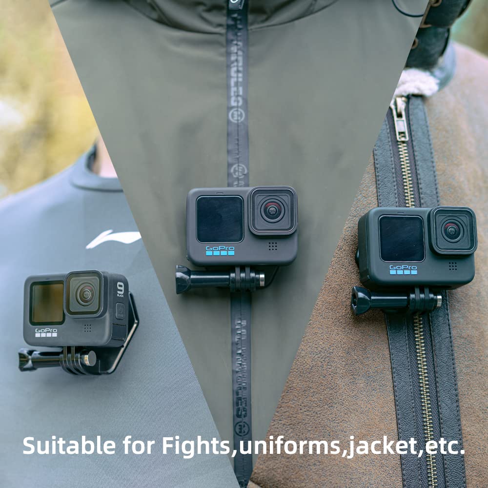 Skezn Magnetic Chest Mount Compatible With Gopro Hero 13/12/11/10/9/8 Black, Dji Osmo Action 5 Pro/4/3/2, Akaso, Insta360 And More