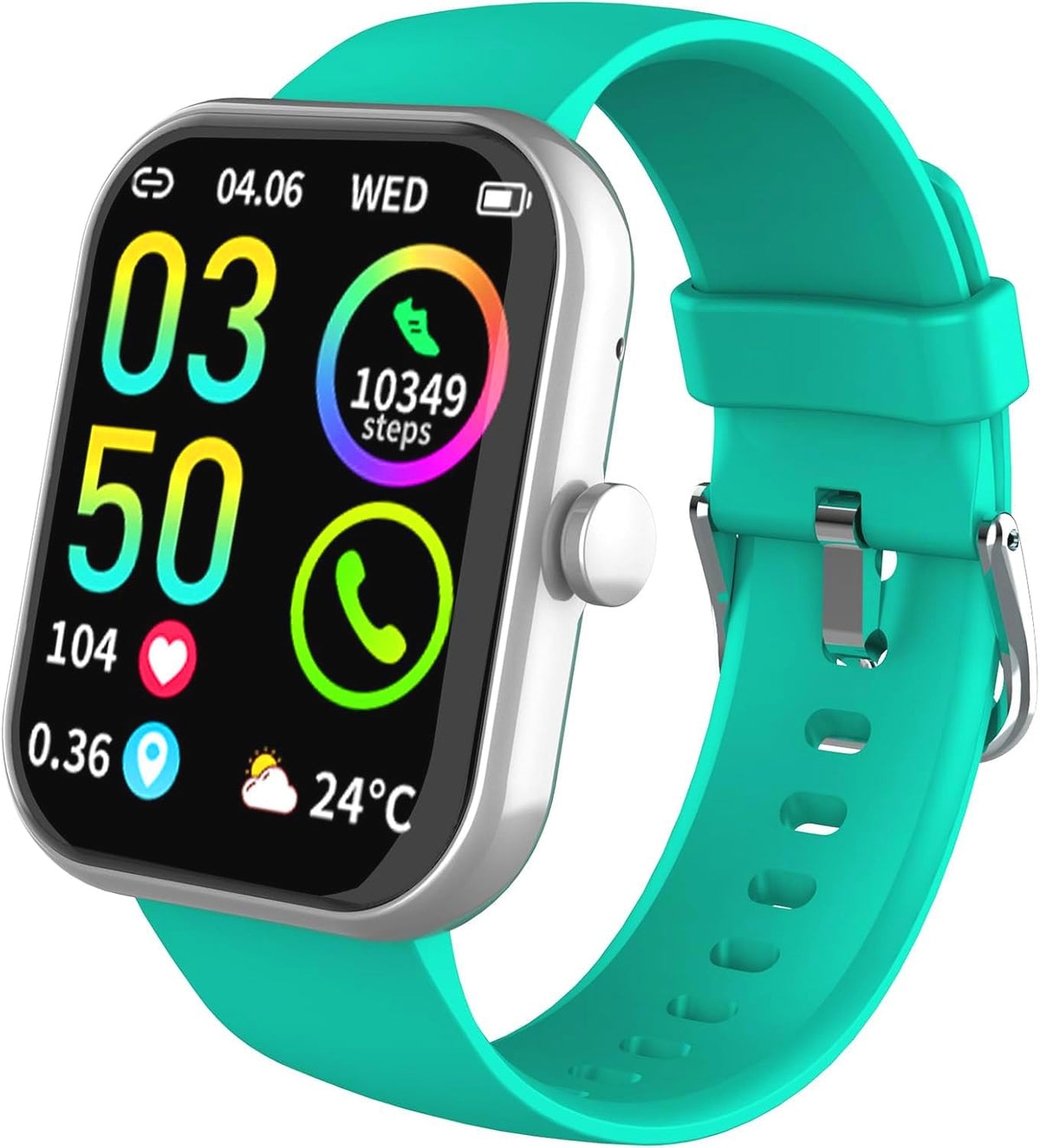 Jugeman Smart Watch, 1.96 '' Hd Smartwatch For Women Men (Answer/Make Calls), Activity Trackers 113+ Sport Modes, Ip68 Waterproo