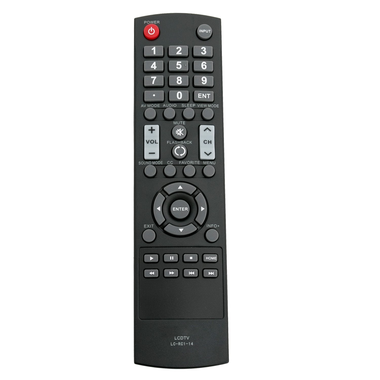 Lc Rc1 14 Replace Remote For Sharp Tv Lc 32Lb150U Lc 42Lb261U Lc 50Lb261U Lc 32Lb261U Lc 42Lb150U Lc 50Lb150U Lc32Lb150U Lc42Lb2