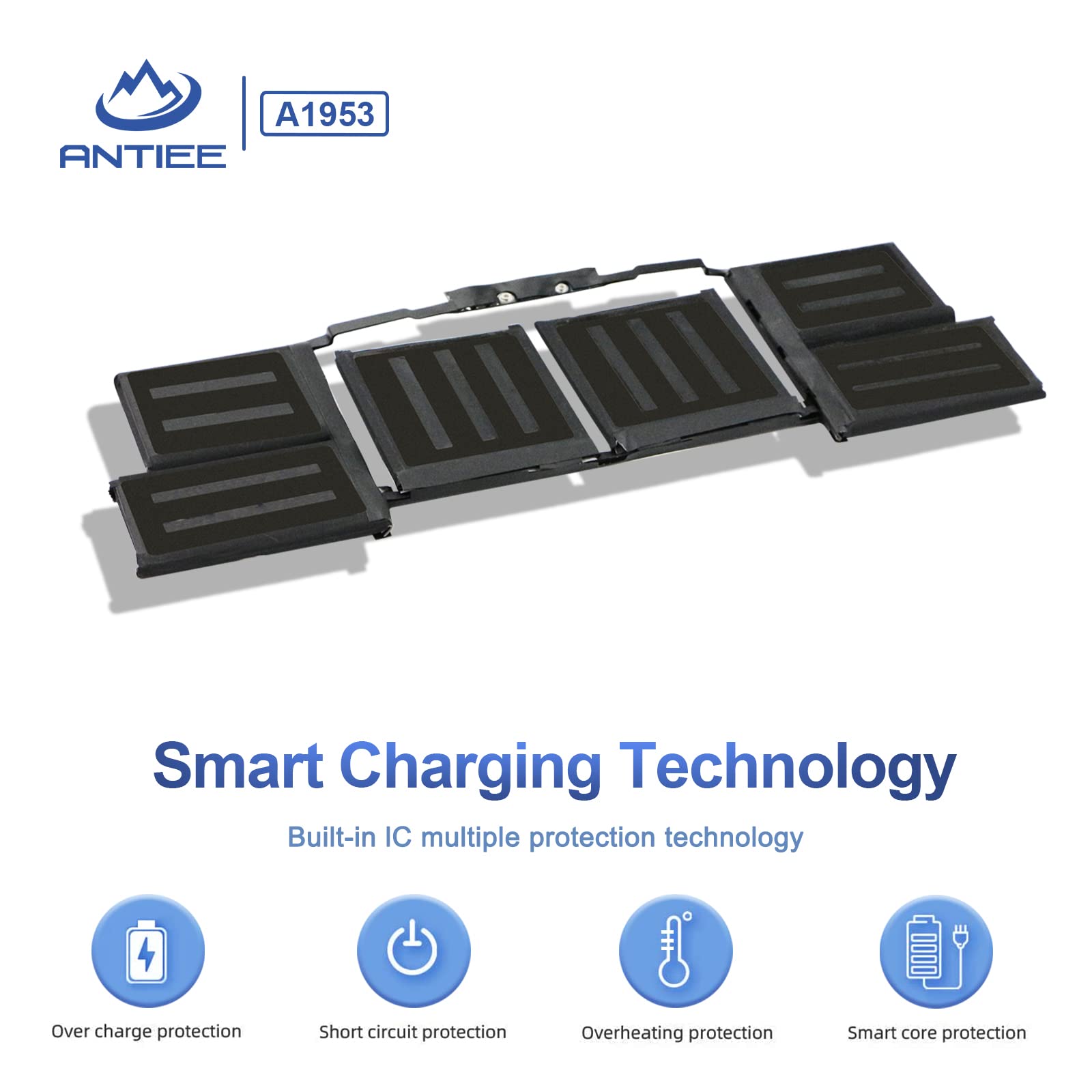 Antiee A1953 A1990 Battery Replacement For Macbook Pro 15'' Mid 2018 2019 Emc 3215 Emc 3359 Touch Bar Mv902Ll/A Mv912Ll/A Mv922L