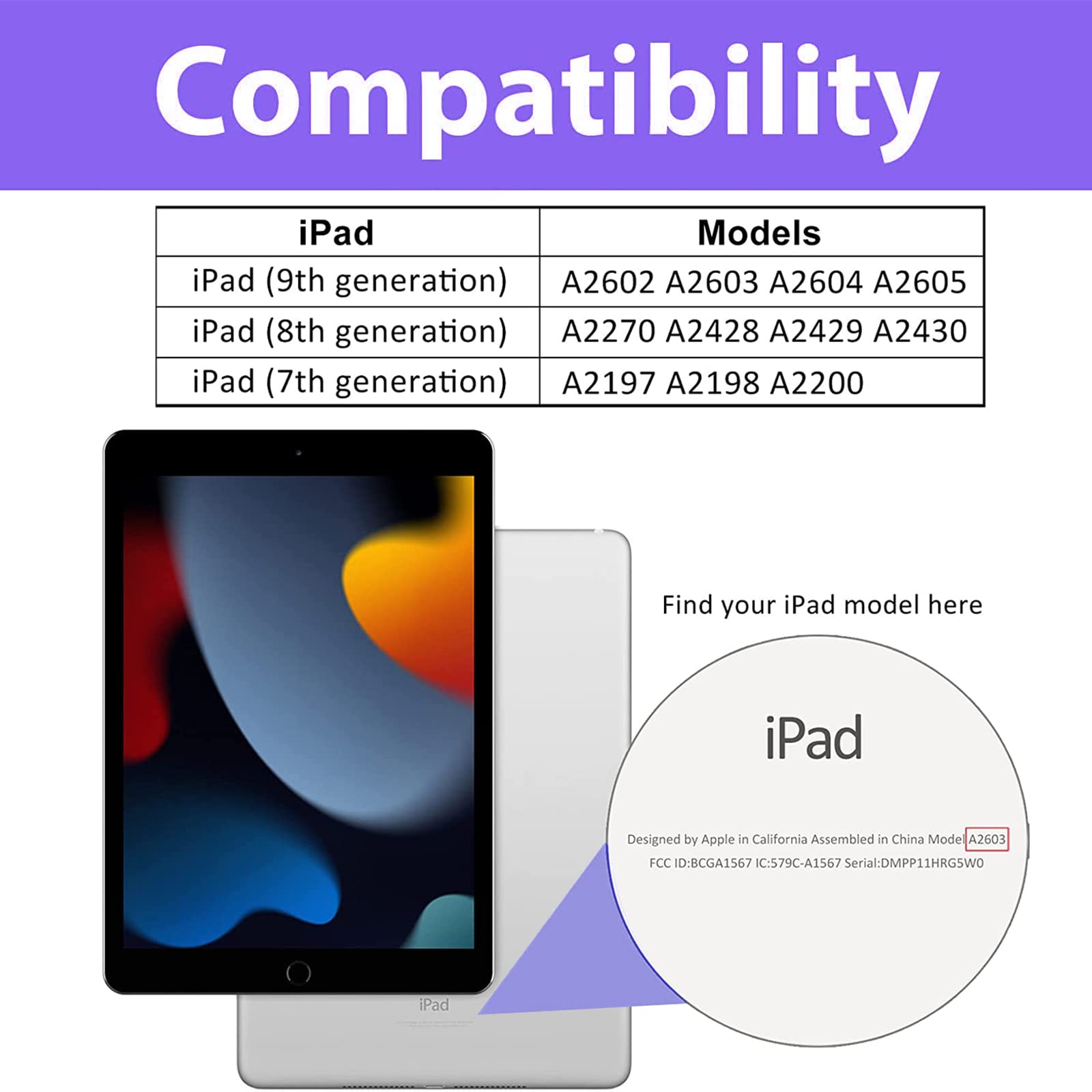 Hdtop Ipad 10.2 Case For Kids, Ipad 9Th/8Th/7Th Generation Case, Ipad 10.2 2021/2020/2019 Shockproof Ipad 10.2 Cover With Should