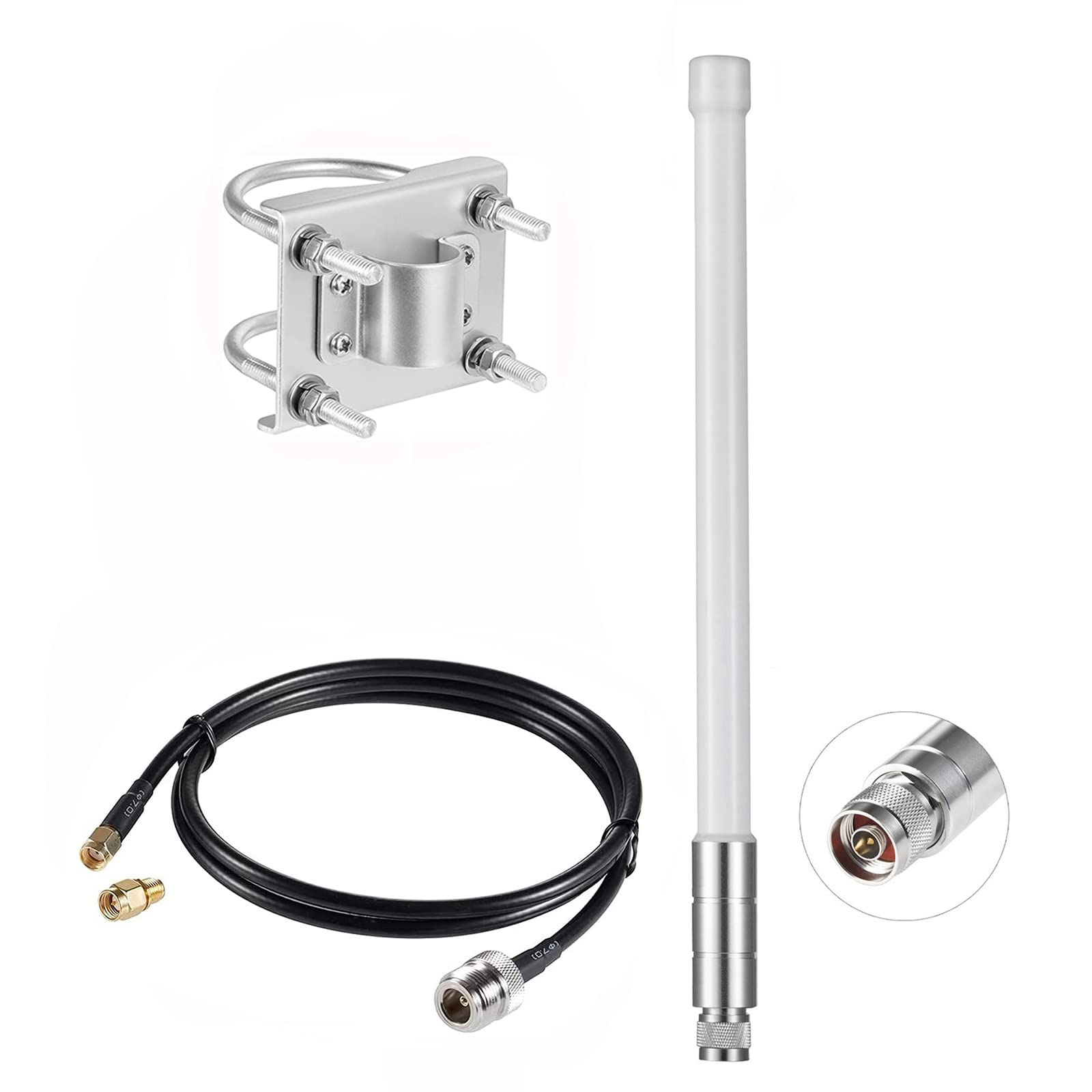 Eifagur Lora 915Mhz Antenna 5.8Dbi Long Range Antenna With 10Ft Cable For Helium Hotspot Nebra Bobcat 300 Sensecap M1 Hotspot Fi
