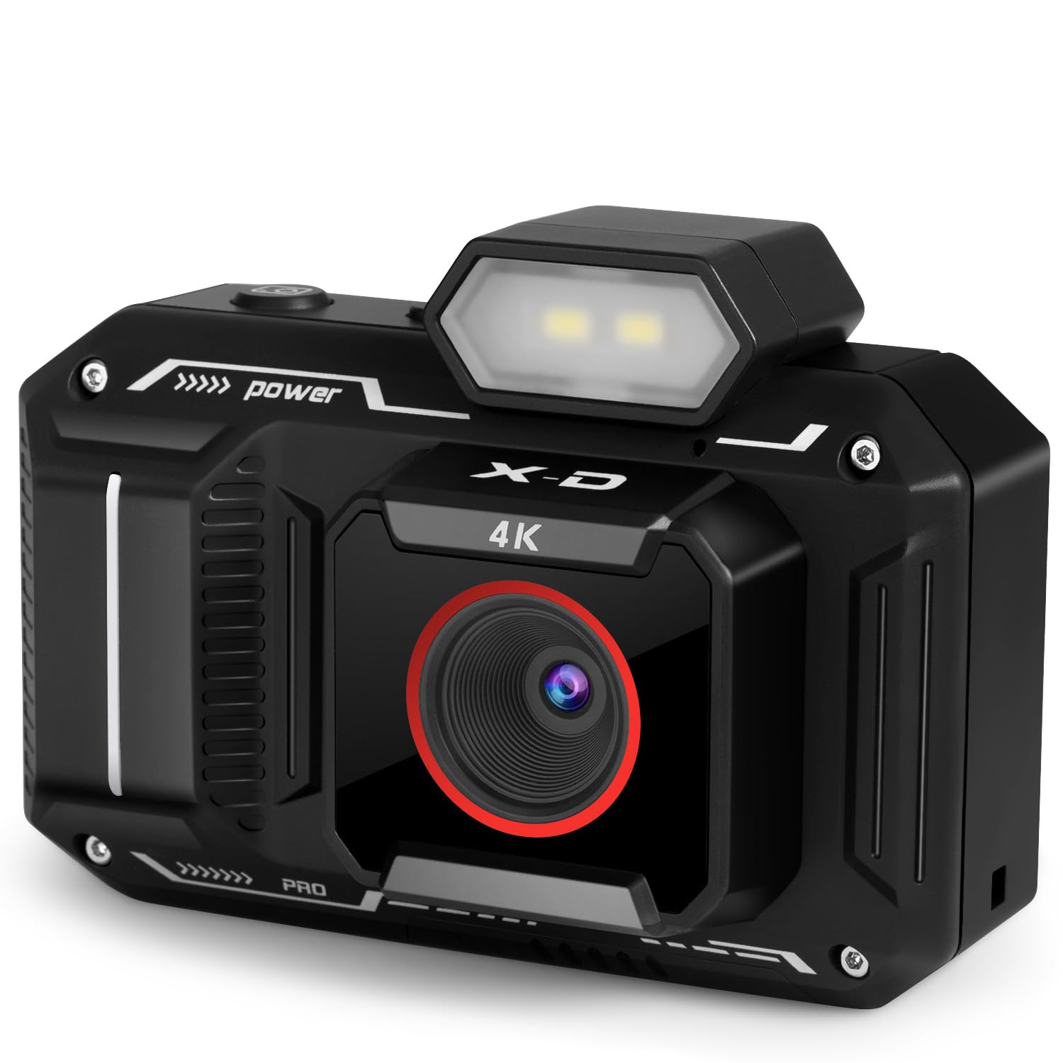 Digital Camera, Bextgoo 4K Vlogging Camera With 64Gb Card, 48Mp Autofocus Camera For Photography, 12X Digital Zoom Compact Camer