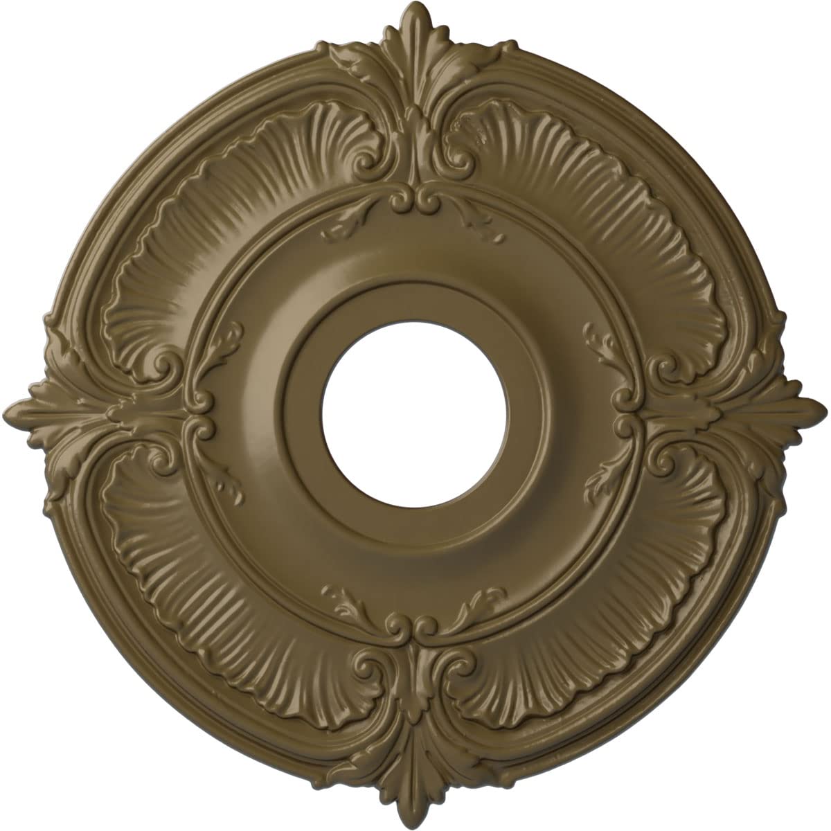 Ekena Millwork CM18ATMMF - Attica - Ceiling Medallion, Mississippi Mud