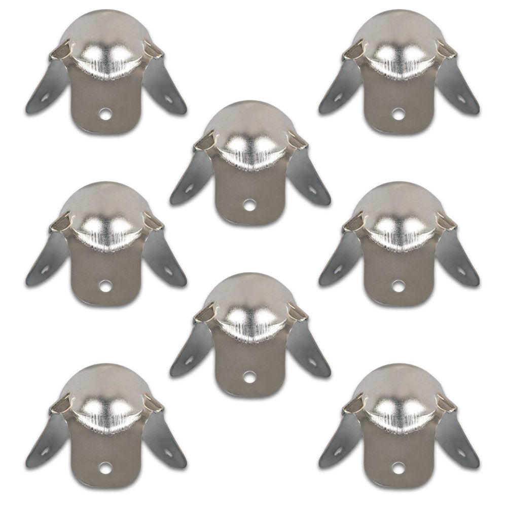 Goldwood Set Of 8 Protective Corners Steel Speaker Cabinet Corners Nickle (Gc-304N-8)