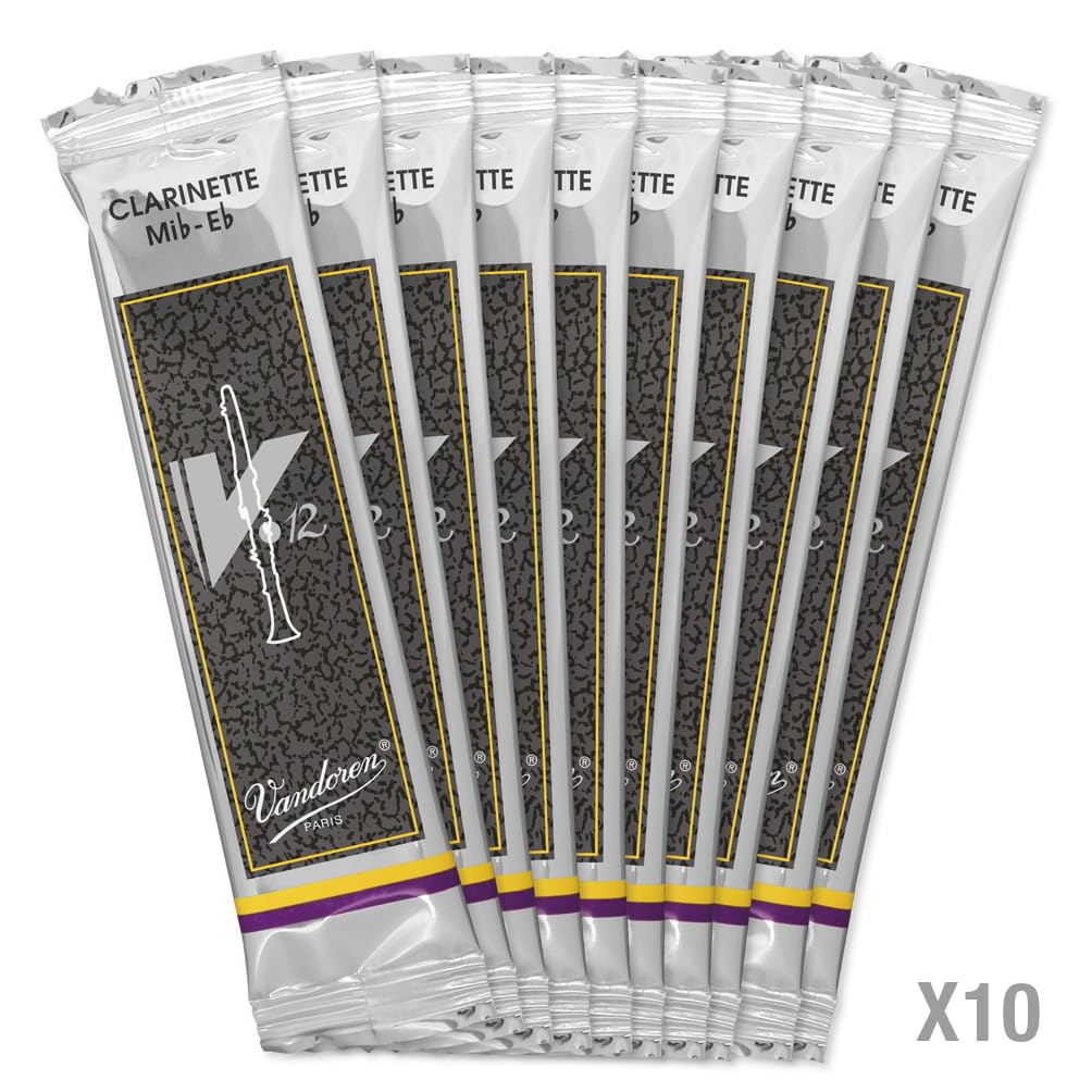 Vandoren Cr6145 Eb Clarinet V.12 Reeds Strength 4.5; Box Of 10