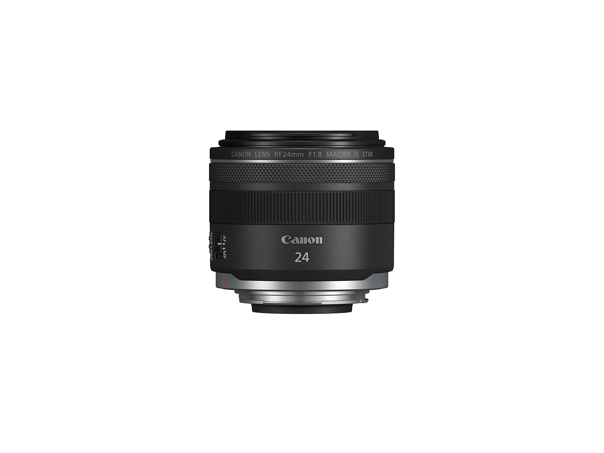 Canon RF24mm F1.8 Macro is STM Lens, Wide Angle, Fixed Focal Length Prime Lens, Compatible with EOS R Series Mirrorless Cameras, Black