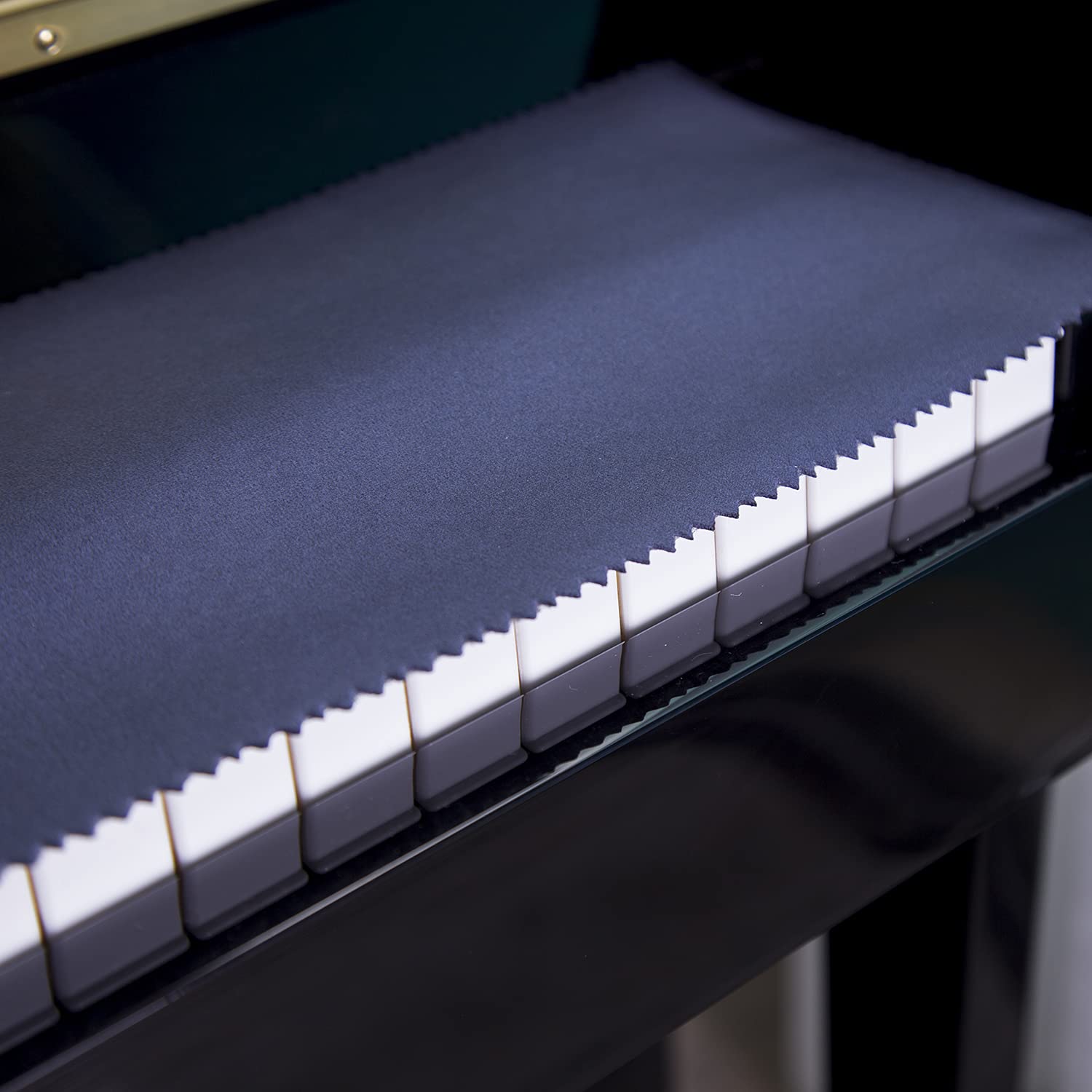 Mooson Piano Keyboard Anti Dust Cover High Technology Fabric Key Cover Cloth Fit For Upright Piano, Electric Piano & Grand Piano