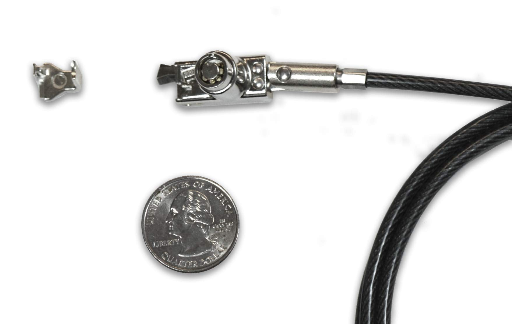 Noble Locks Tz03T Ultra Compact Wedge Lock With Barrel Key For Dell Latitude Laptops