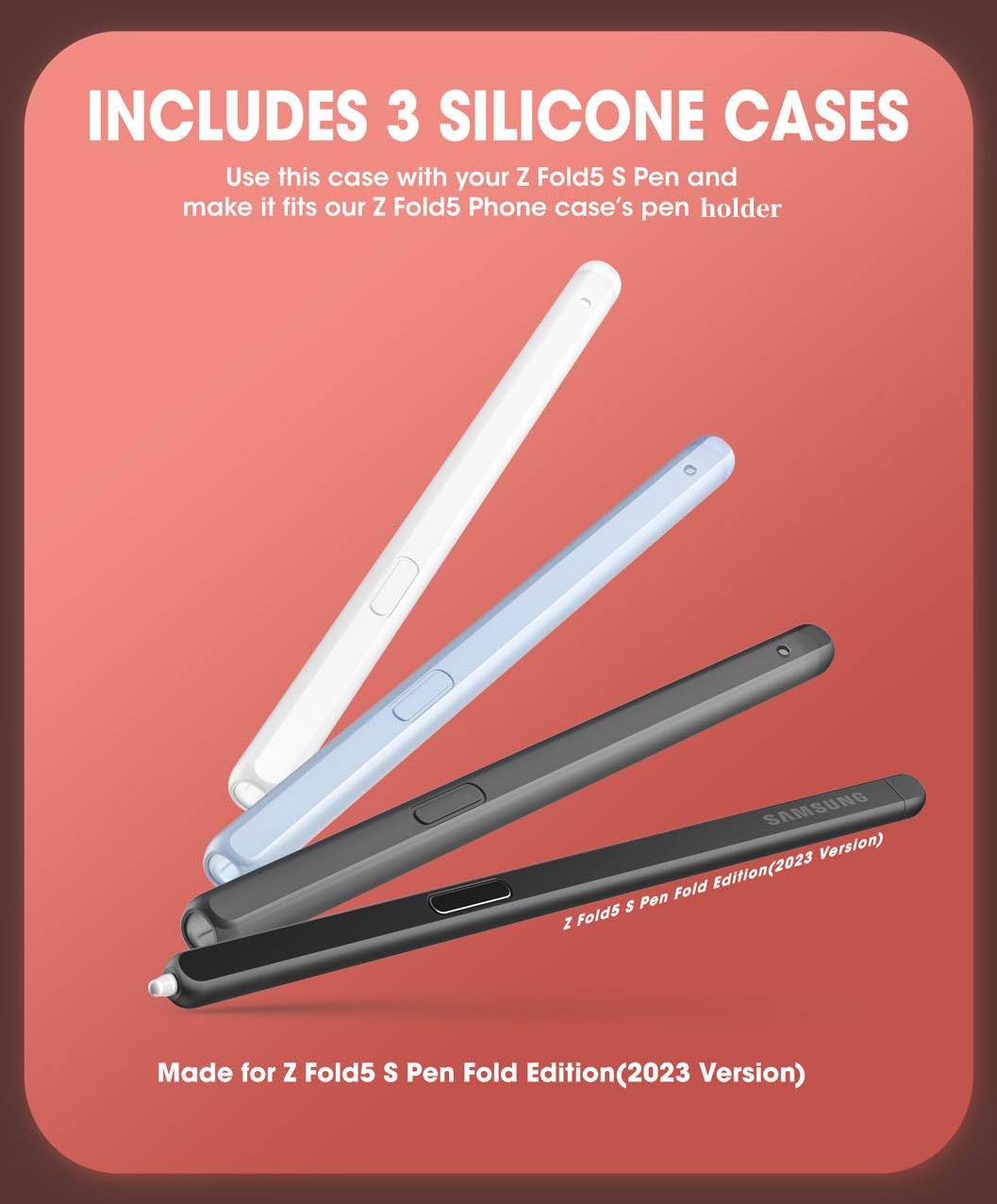 Supcase Unicorn Beetle Pro Case For Galaxy Z Fold 5 5G (2023), [Built In Pen Holder] Full Body Rugged Protective Case With Scree