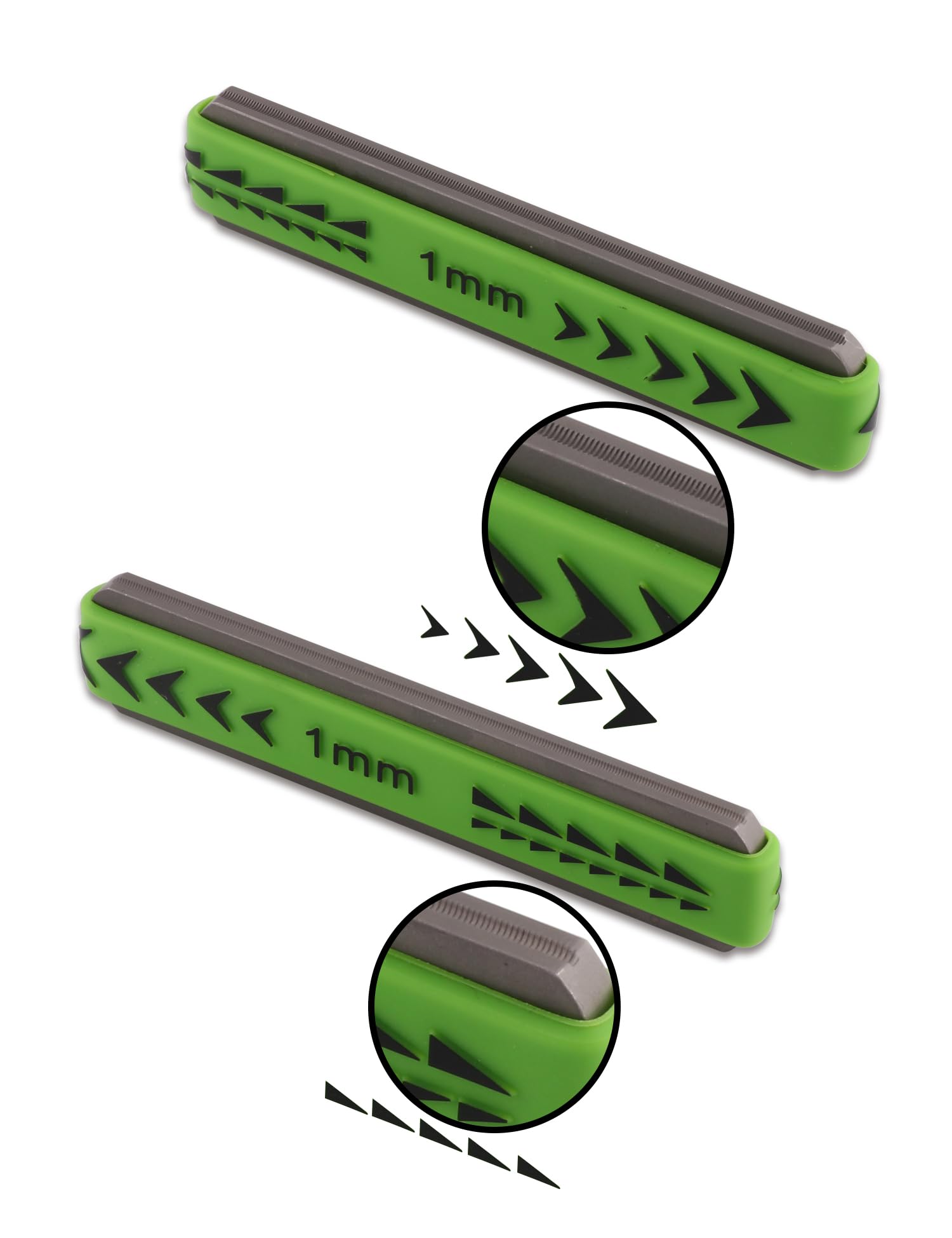 Metallor Guitar Fret Crowning Files Dual Sized Compact Fret Dressing File For Ukulele Or Mandolin Frets With Coarse And Fine Cut