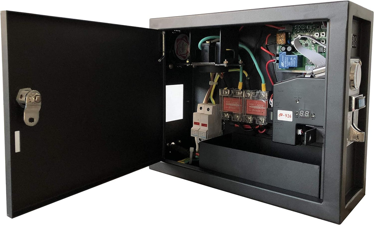 Sintron St 003 Coin Operated Timer Control Box With Nema 14 30R Receptacle 4 Prong 220V For Us & Ca Dryer Power Plug 3 Pole 3 Wi