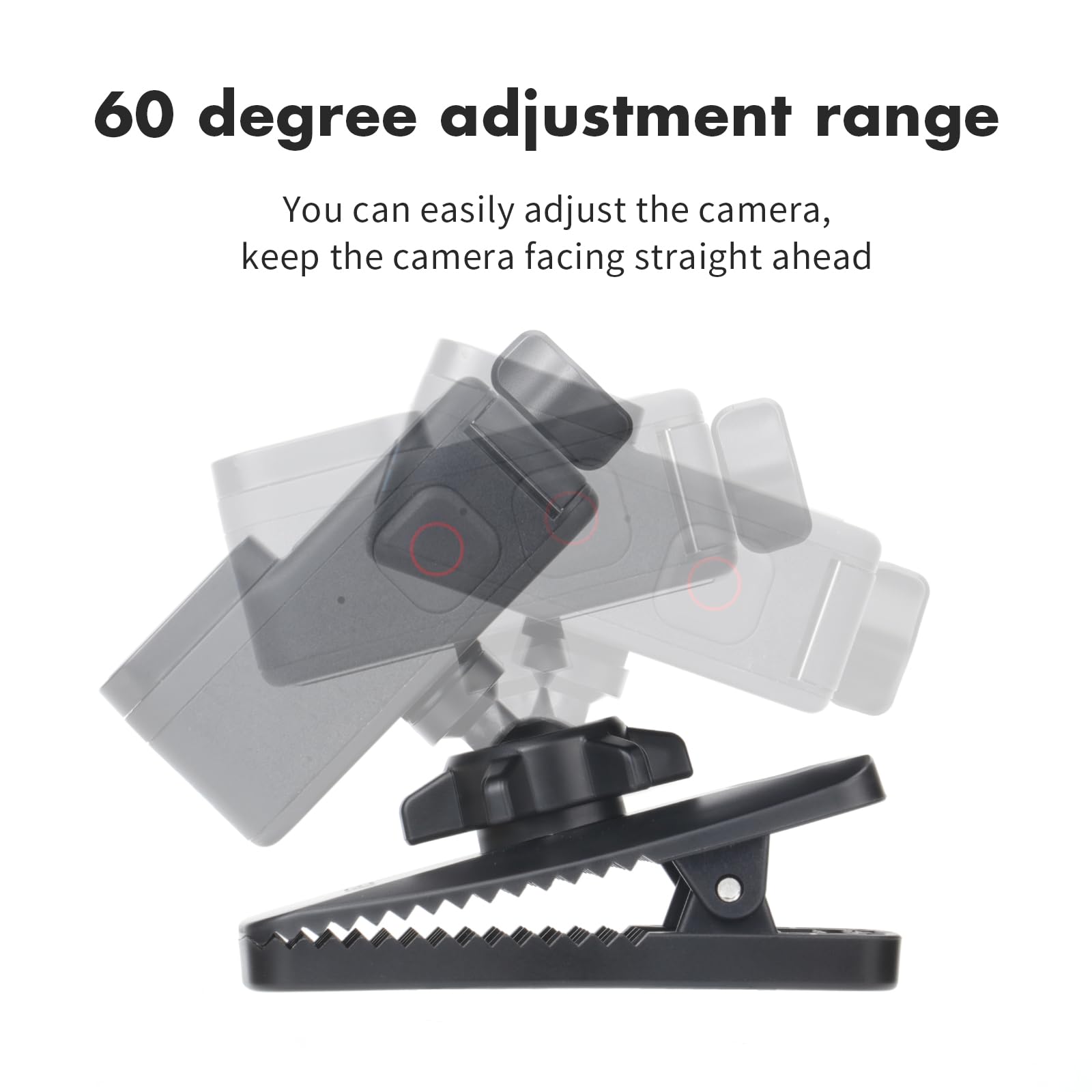 Seasky Vlog Backpack Strap Mount Clip Clamp Holder Magnetic Multi Function For Gopro Hero12/11/10/9 Dji Action 4/3/2 Insta360 X4