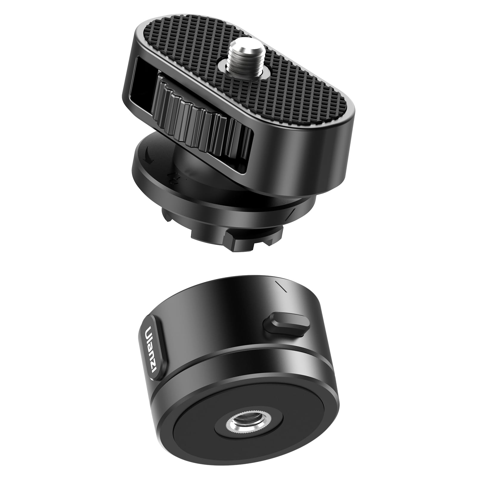 Go Quick Ii To 1/4' Adapter   1/4' Thread Go Quick Ii Base + 1/4' Screw Qr Cover Compatibe With Go Quick Ii Seriese Selfie Stick/Tripod/Monopod/Compact Camera/Phone/Led Video Light