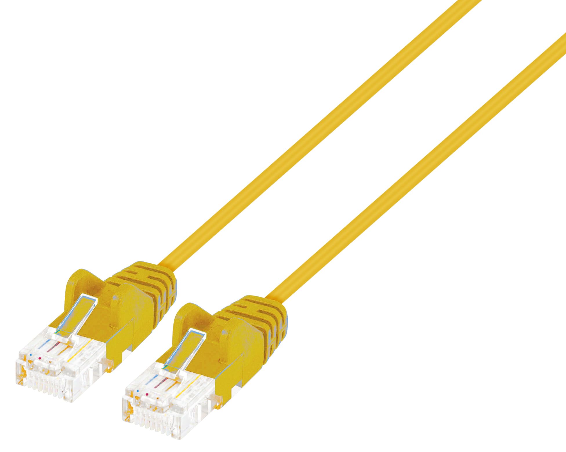 Cat6 U/Utp Slim Network Patch Cable, 10 Ft., Yellow