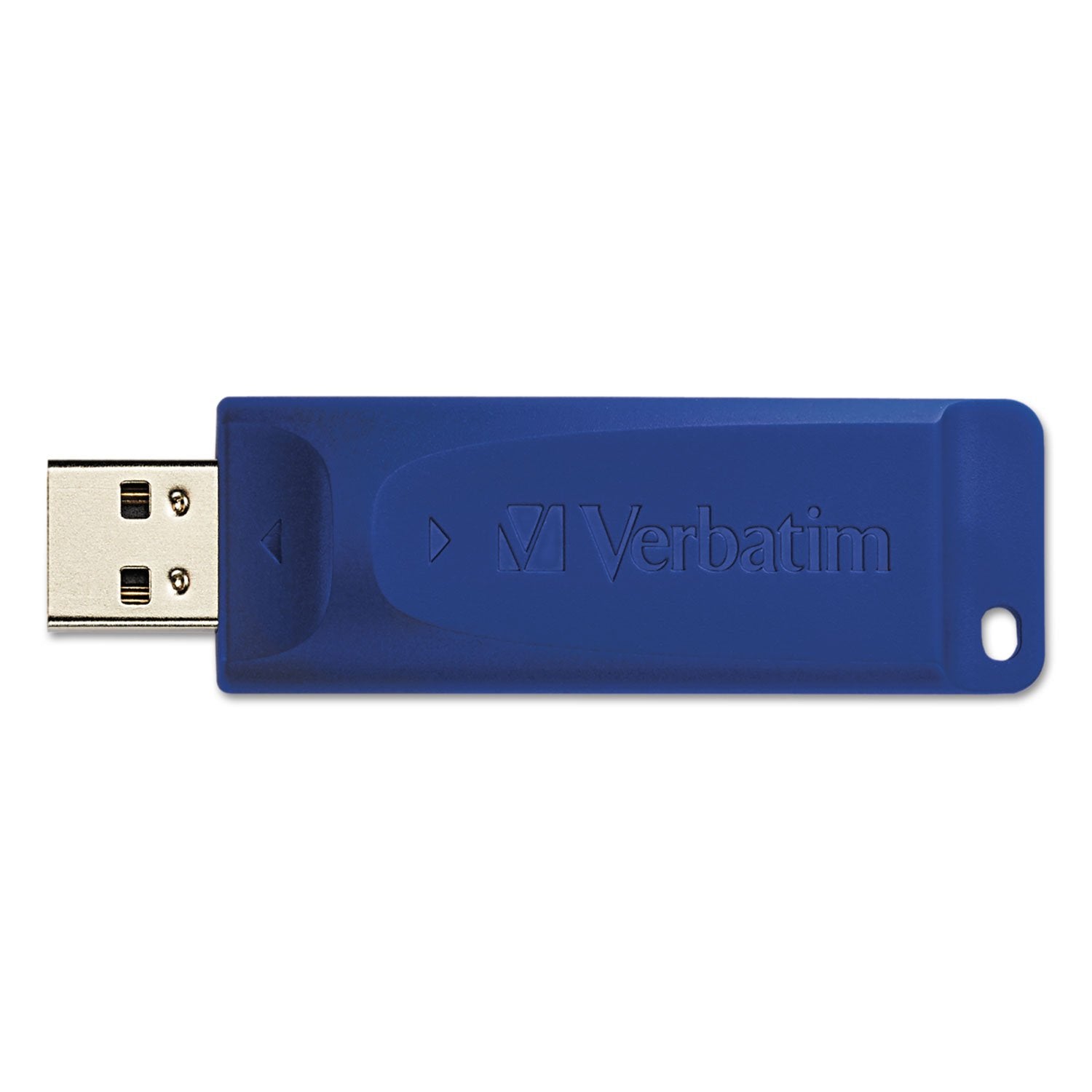 Verbatim 4Gb Usb 2.0 Flash Drive   Cap Less & Universally Compatible   Blue, Model:97087
