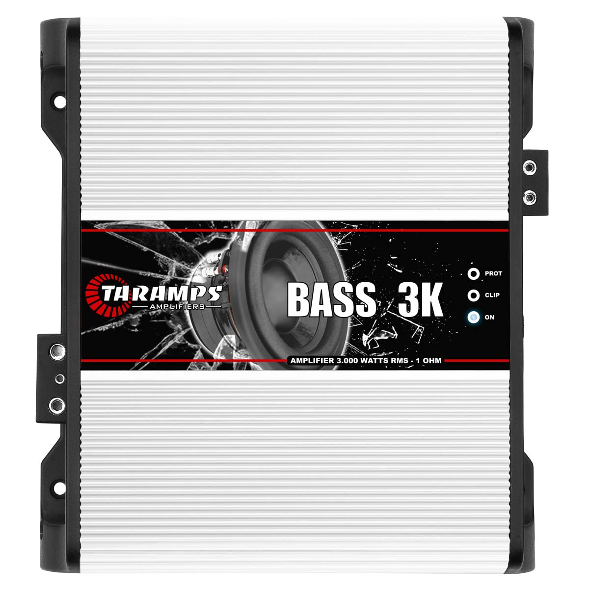 Taramps Bass 3K 1 Channel Of 1 Ohm 3000 Watts Rms Class D Amplifier Mono Subsonic Filter Low Pass Car Audio 14.4 Vdc Highest Tec