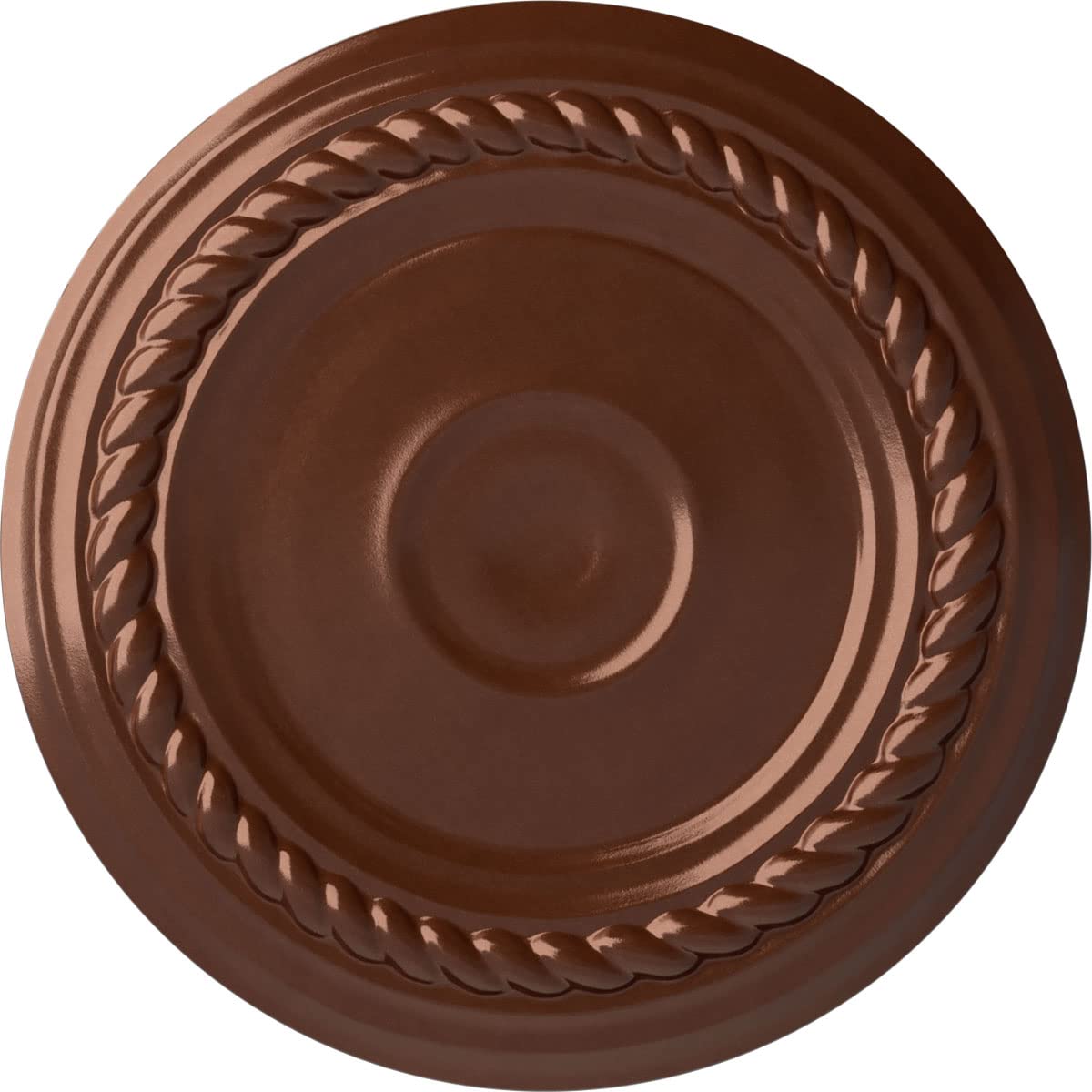 Ekena Millwork CM07ALCPS 7 7/8OD X 3/4P Small Alexandria Ceiling Medallion Fits Canopies Up to 4 5/8, Copper Penny