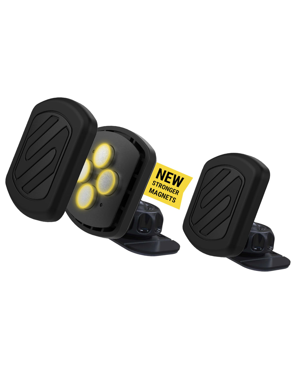 Scosche Mxdm Extra Strong Magicmount Magnetic Phone Holder For Car Dashboard With Extra Strength Magnet And Thicker Metal Plate