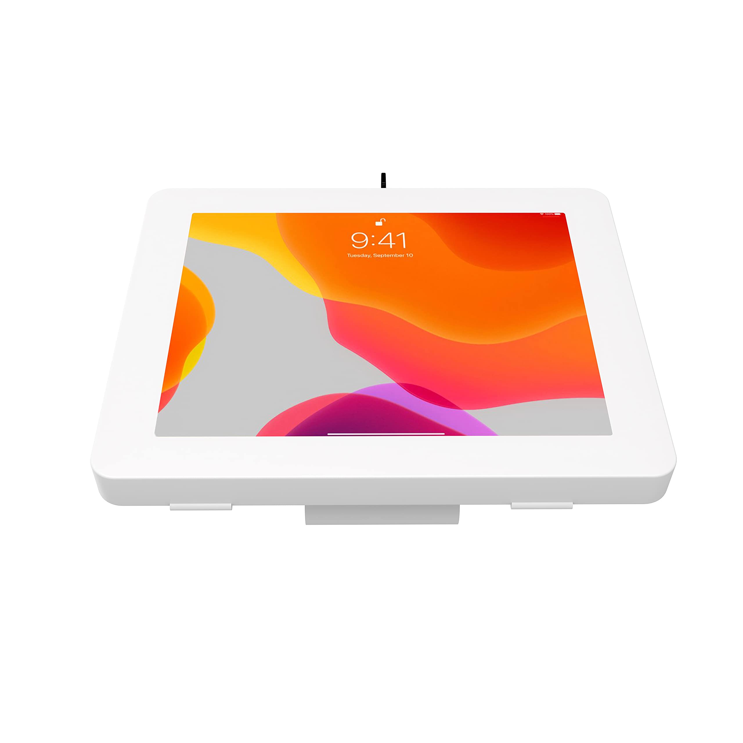 Cta Digital Pad Curvew Tablet Stand And Wall Mount With Paragon Enclosures (White)