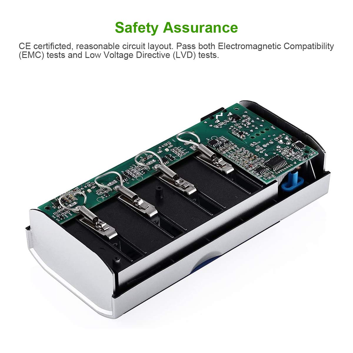 Ebl Smart Battery Charger For C D Aa Aaa 9V Ni Mh Ni Cd Rechargeable Batteries With Discharge Function & Lcd Display