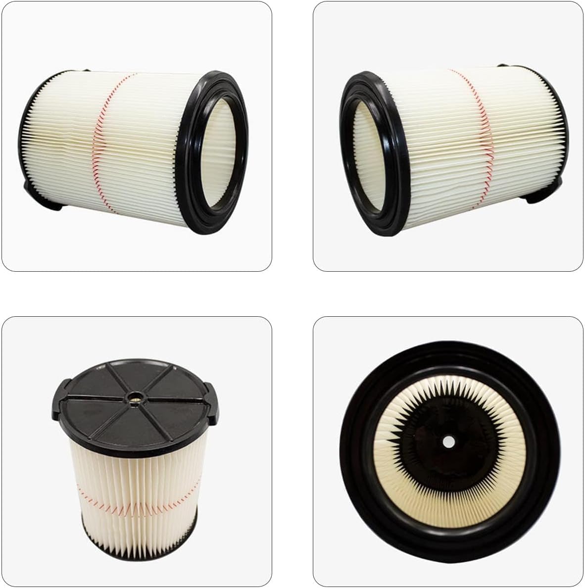 Replacement Filter For Craftsman Cmxzvbe38754 9 38754 Red Stripe General Purpose Wet Dry Vac Filter For 5/6/8/12/16/32 Gallon Sh