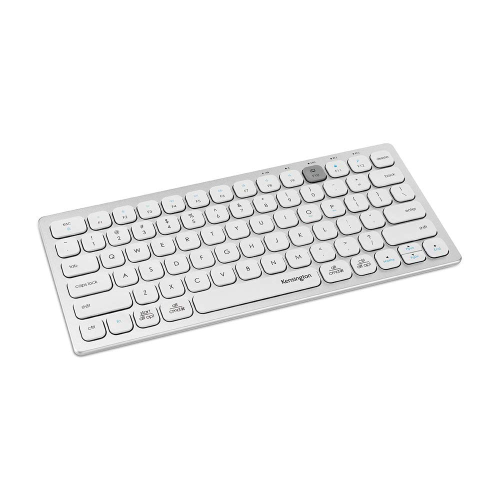 Kensington Multi-Device Dual Wireless Compact Keyboard - Silver (K75504US)