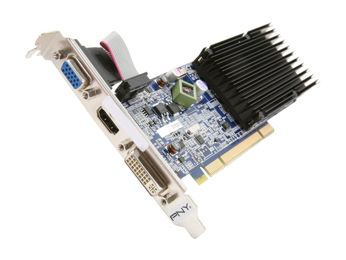 PNY 8400GS 512 MB DDR3 DVI-I+VGA+HDMI PCI Graphics Card VCG84512D3SPPB