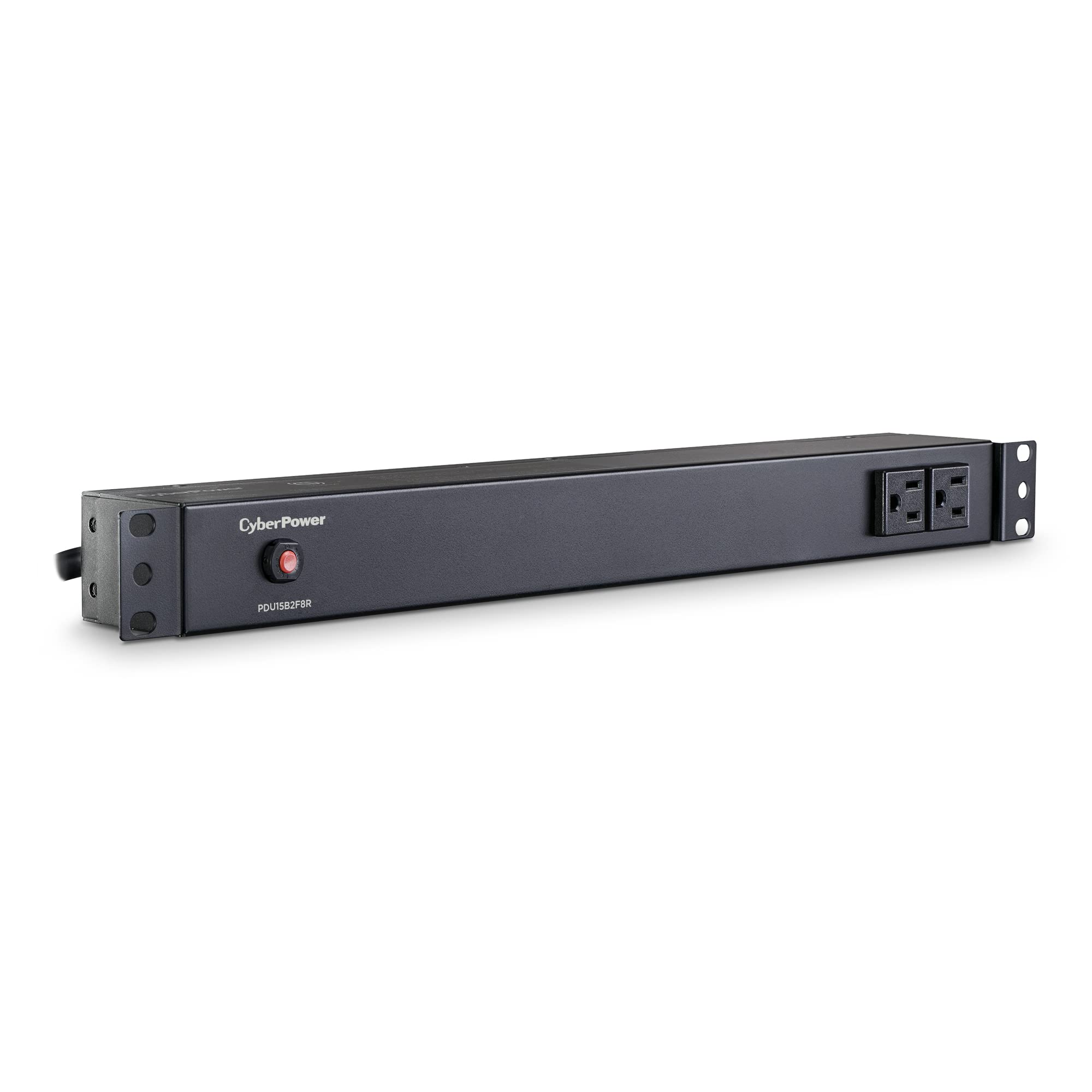 Cyberpower Pdu15B2F8R Basic Pdu, 100 125V/15A, 10 Outlets, 1U Rackmount