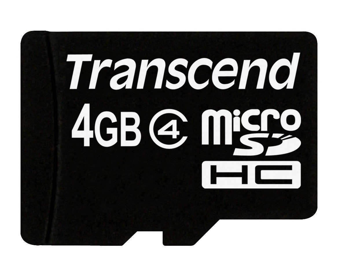 Transcend 4 Gb Class 4 Microsdhc Flash Memory Card Ts4Gusdhc4