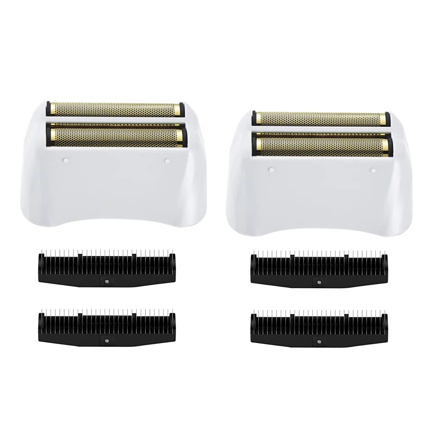 2 Pack Pro Shaver Replacement Foil And Cutters Compatible With''Andis #17150 Shaver Foil Replacement'' Golden