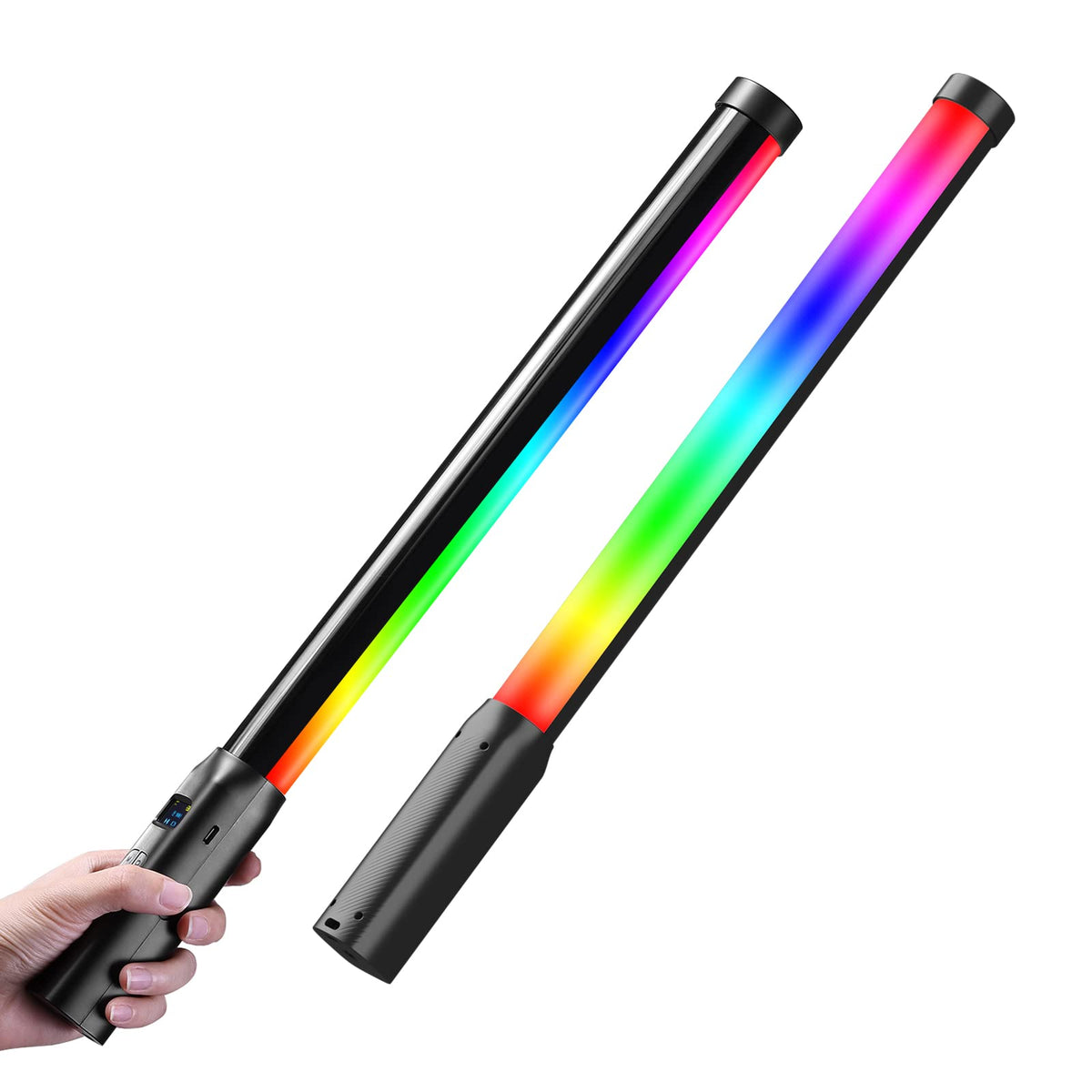 Ulanzi Vl119 Rgb Led Light Wand, 360Rgb Video Wand Stick For Photography, 2600Mah Built-In Rechargable Cube Light, 2500-9000K Di