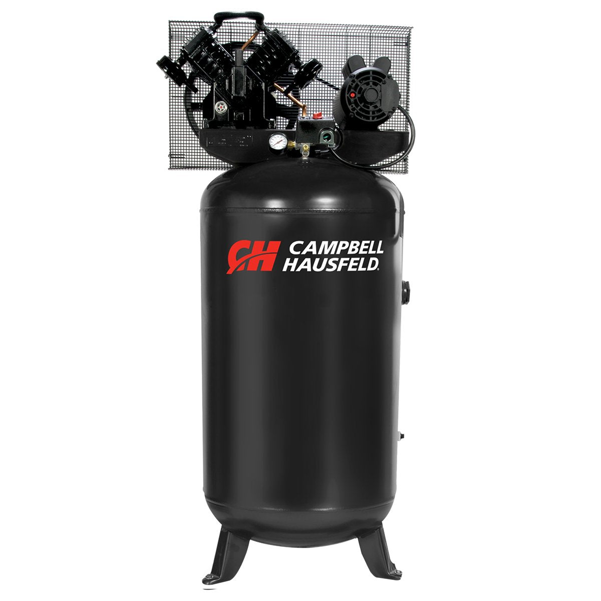 Campbell Hausfeld 80 Gallon Vertical Single-Stage Air Compressor, 5 HP, 140 PSI
