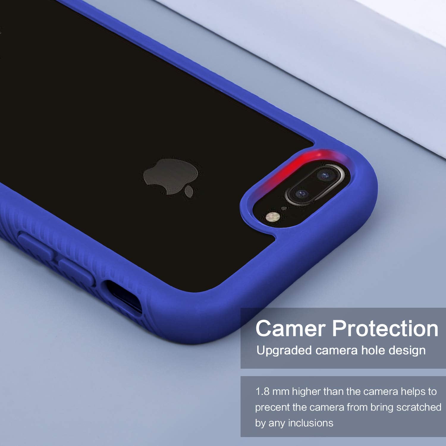 Idweel For Iphone 8 Plus Case, For Iphone 7 Plus Case, Full-Body Shockproof Case With Build In Screen Protector Heavy Duty Shock