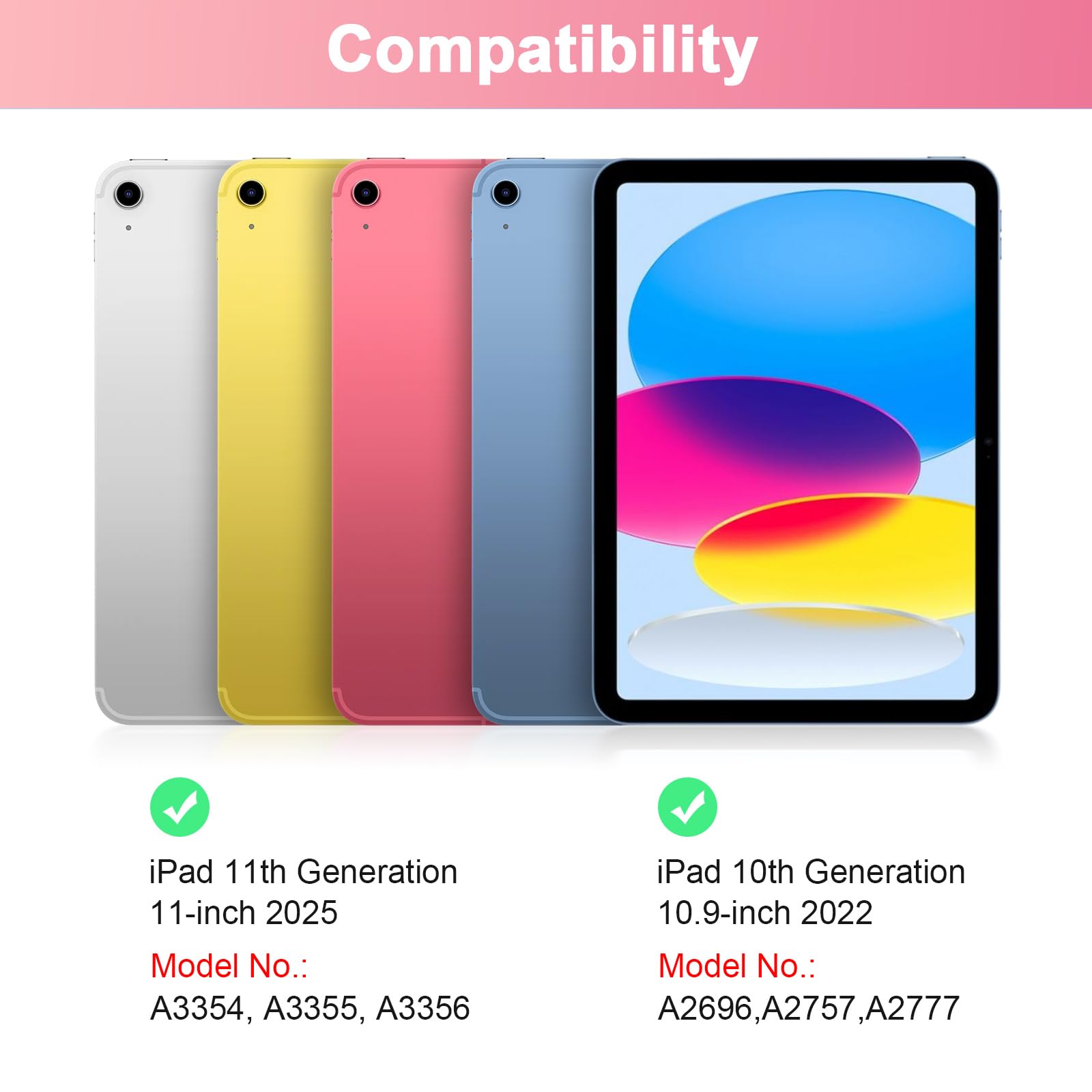 Lama For Ipad (A16) 11Th Gen 2025 /10Th Gen 2022 Keyboard Case, Thin & Light Cover With Pencil Holder, Magnetic Case With Keyboa