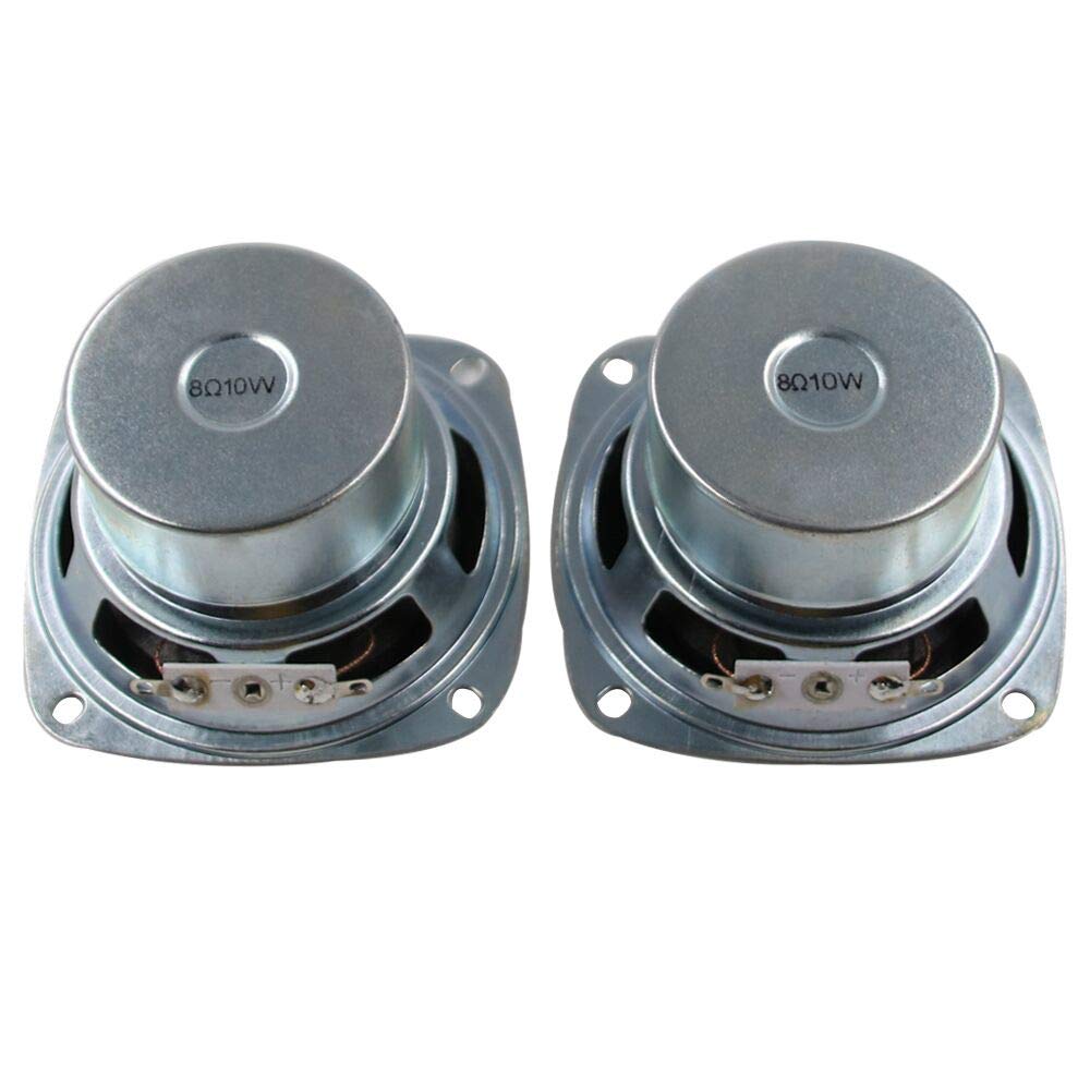 Hzpowen 10W Mini 3'' Hifi Full Range Speaker 8 Ohm Anti Magnetic Audio 2.0/2.1 Home Stereo Woofer Loudspeaker 90Db High Sensitiv