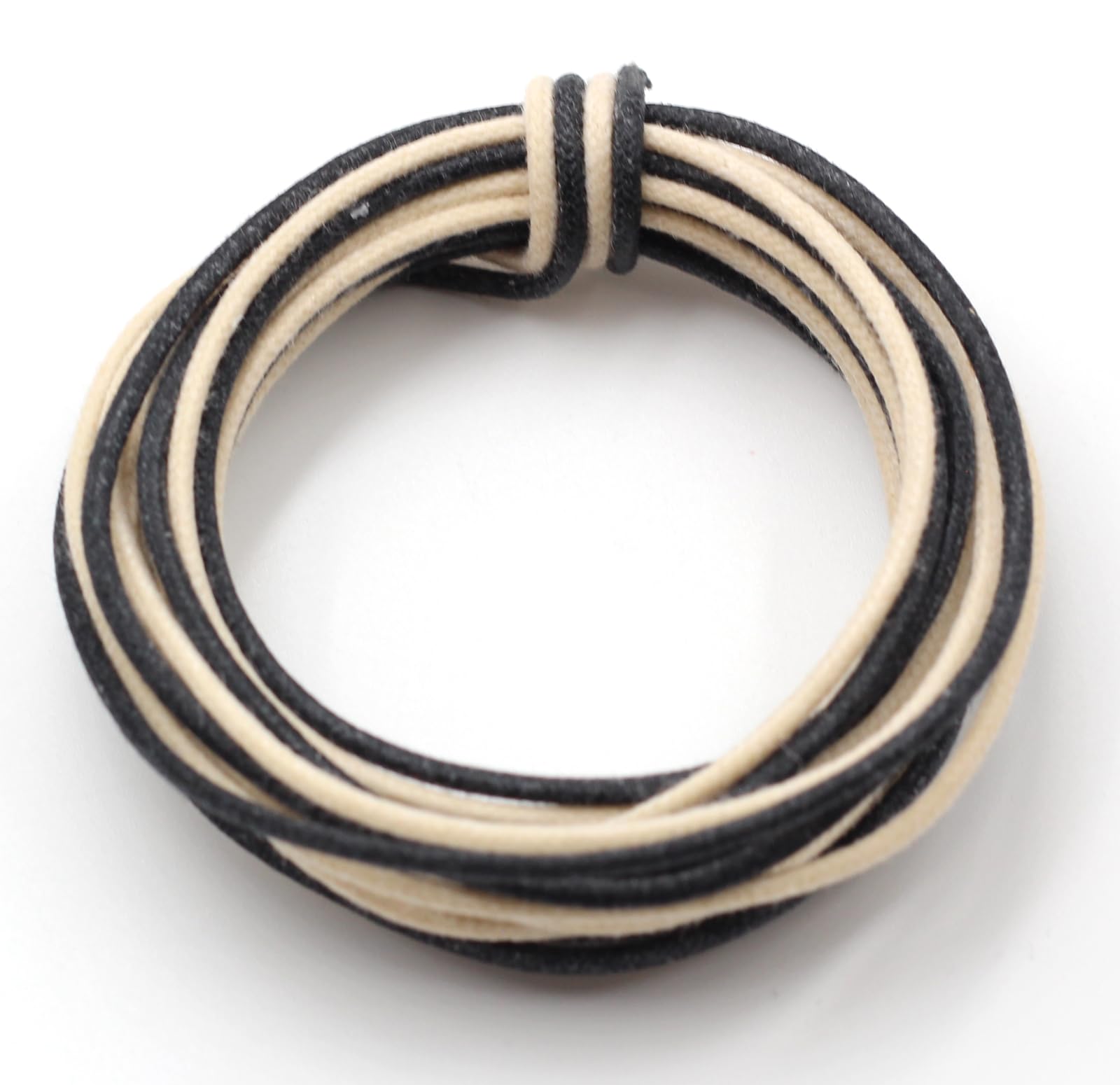 The Art Of Tone Guitar Wire, Hookup Wire, Gavitt Cloth Wire, 22Awg Stranded Copper Wire, 6 Feet Of Each Color Black/White Pushba