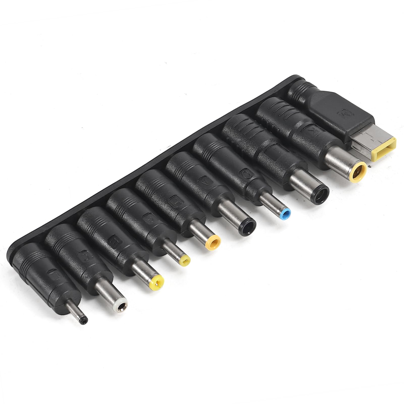 Aitrip 10Pcs/Set Dc 5.5X 2.1Mm Female Right Angle Jack Plug Adapter Connectors To Universal Male Plug Power Adaptor With Usb To Dc Power Cable 5V To 12V Boost Converter For Laptop Notebook