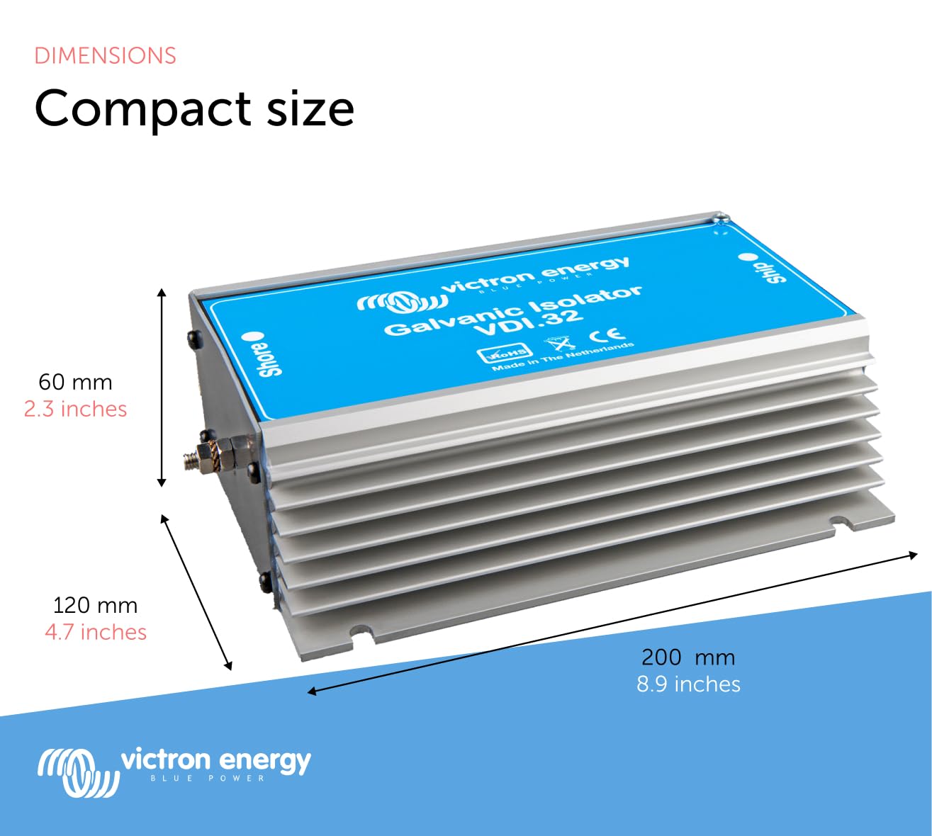 Victron Energy Galvanic Isolator Vdi-32 Amp