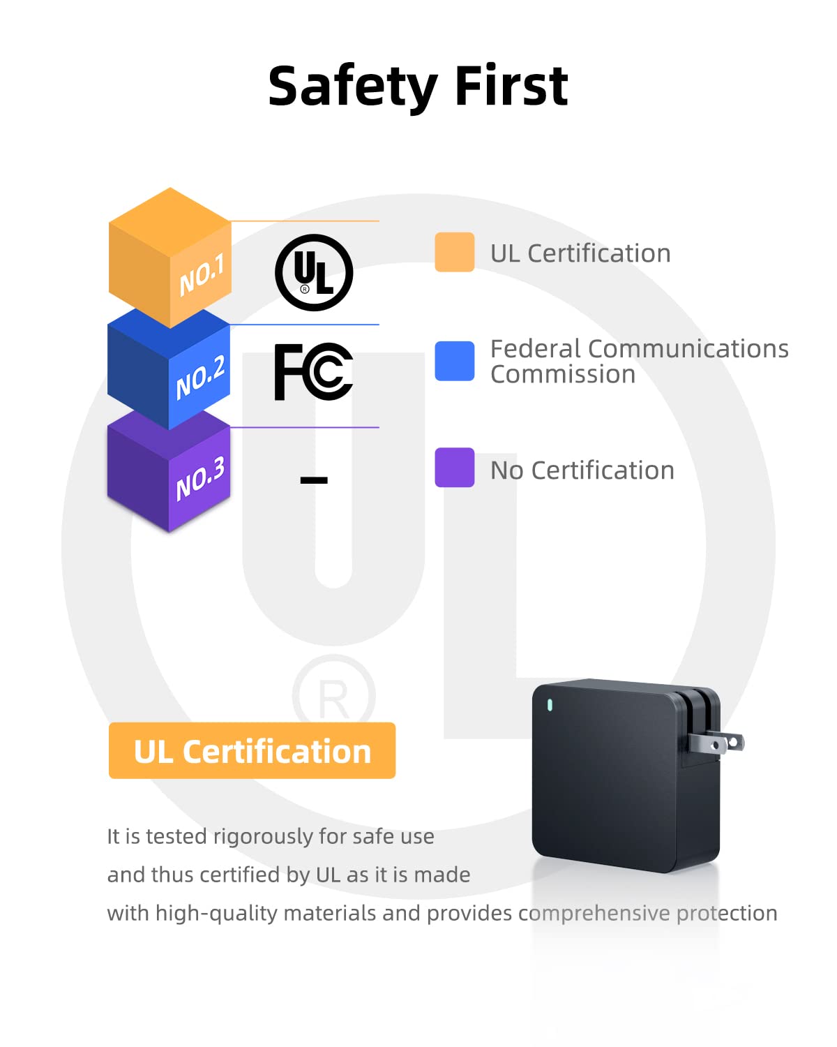 Charger For Asus Laptop, (Ul Certified Safety), Vivobook Zenbook And More, Featuring Charging Indicator, Foldable Plug(Scratch Resistant), Detachable Connector, 7.5Ft Cable, 65W/45W/33W
