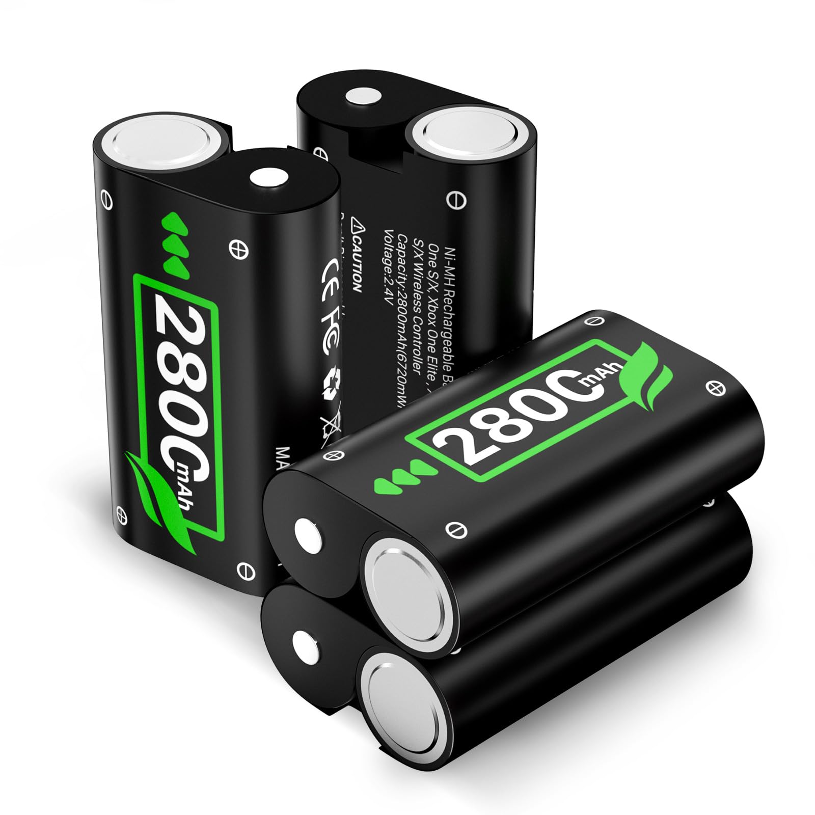 4X2800Mah Battery Pack For Xbox Series X/S Controller, Rechargeable Battery Compatible For Xbox One/Xbox Series X/Xbox One S, Hi