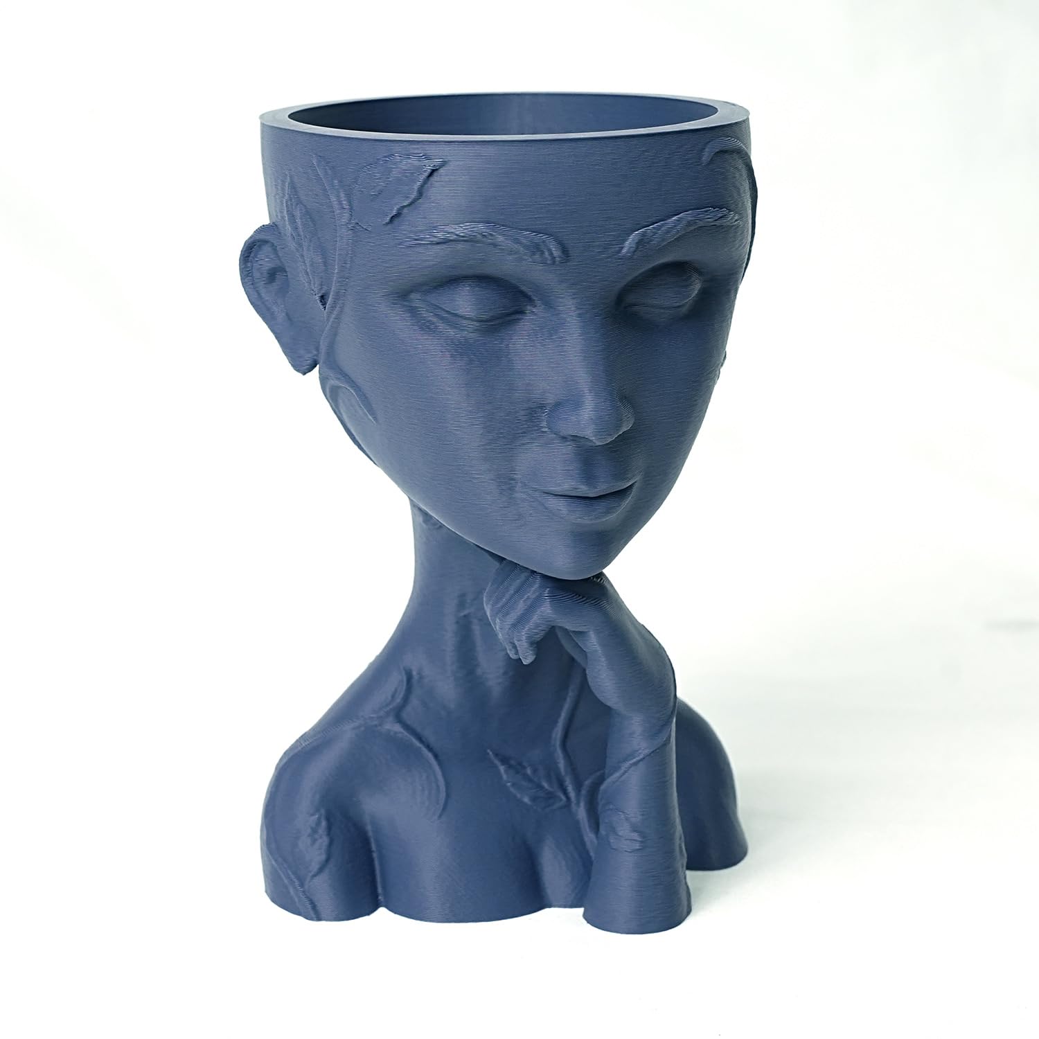 Gratkit Matte Pla Filament, 3D Printer Filament 1.75Mm, +/-0.03Mm, Cardboard Spool 1Kg/2.2Lbs, Pla Matte Navy Blue