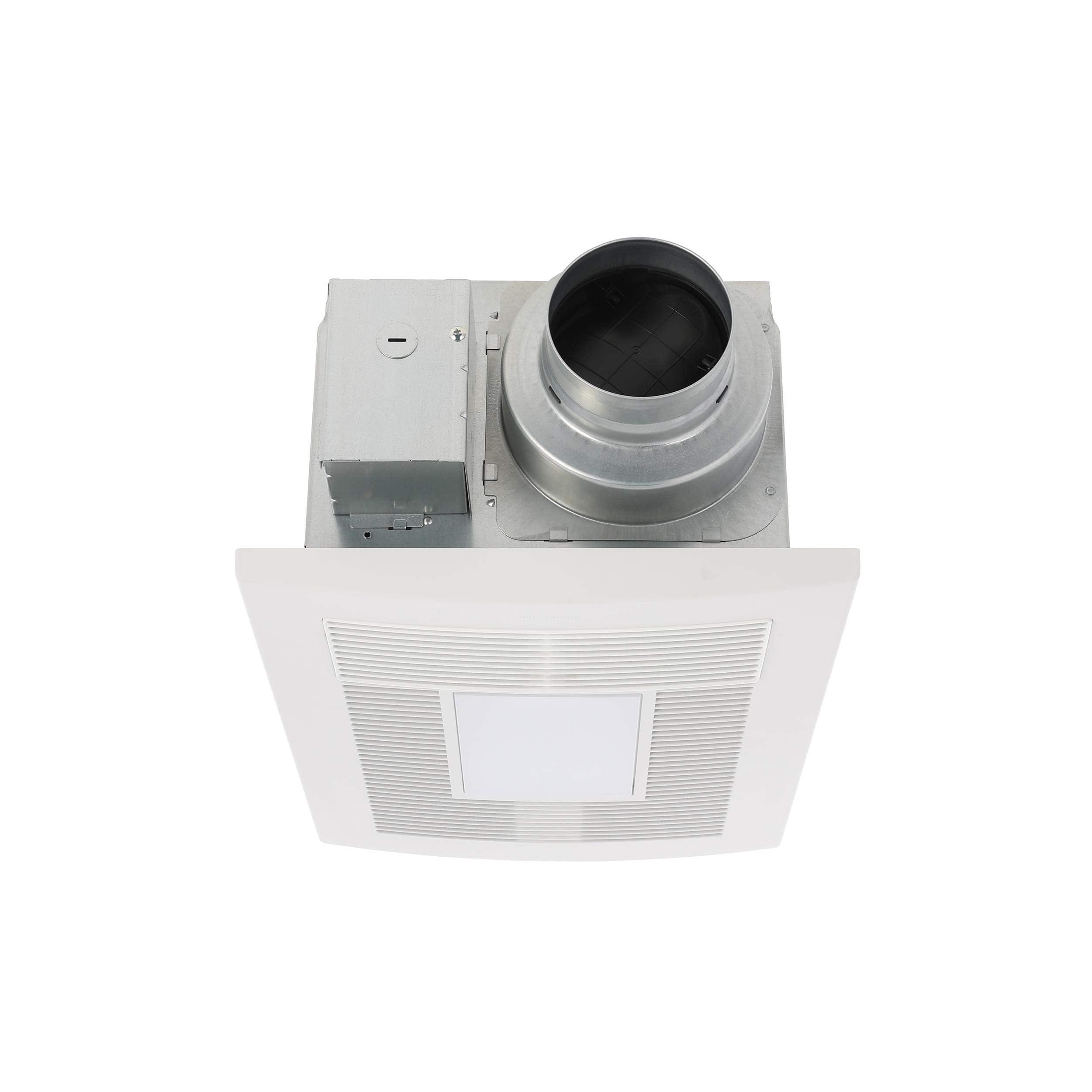Panasonic WhisperWarm Ceiling Mount Bathroom Exhaust Fan with LED Light & Heater, 50-80-110 CFM, FV-0511VHL1