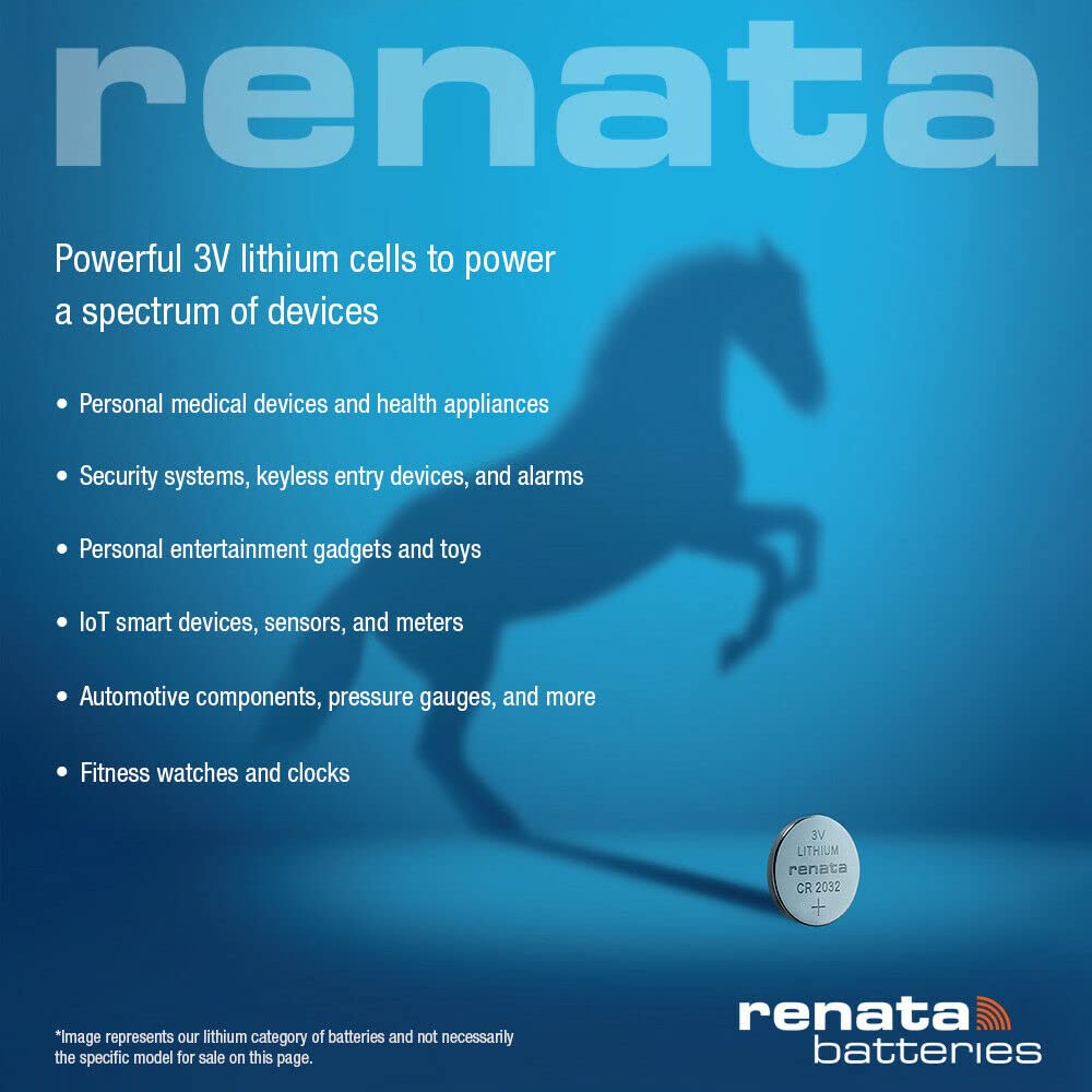 Renata Cr2430 Batteries   3V Lithium Coin Cell 2430 Battery (2 Count)