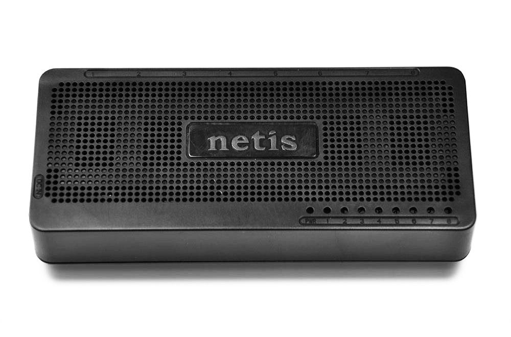Netis St3108S 8 Port 10/100Mbps Fast Ethernet Switch | Desktop Ethernet Splitter, Ethernet Hub, Plug And Play, Traffic Optimizat