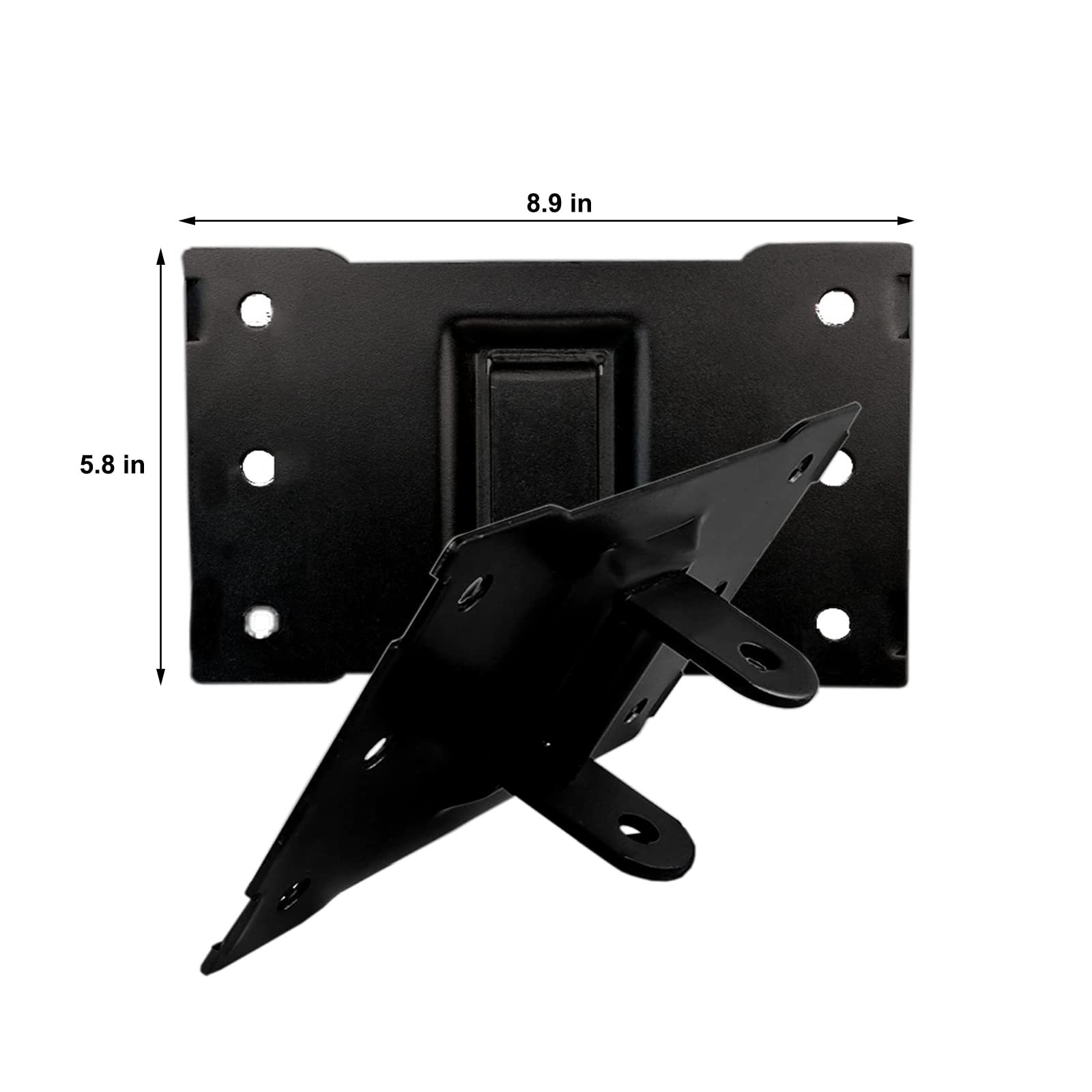 Bigalleons Hw 339 Speaker Wall Mount, Wall Mount Speakers Brackets Support Up To 100Lbs Swivel & Tilt, Pa Speaker Wall Mount For