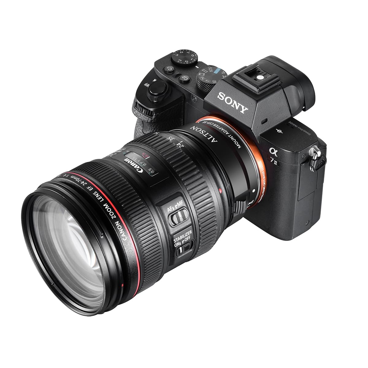 Ef/Ef S Lens Mount Adapter Auto Focus Lens Speedbooster Converter Ring Compatible With Canon Ef/Ef S Lens For Sony E Mount Mirro