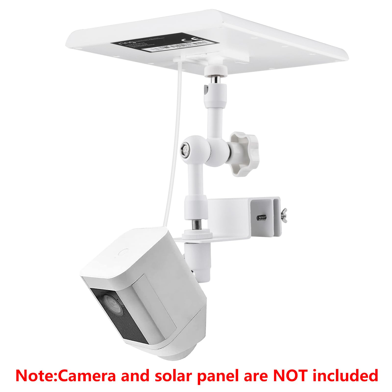 2 In 1 Gutter Mount For Ring Solar Panel, Stick Up Cam Battery, Spotlight Cam Battery And Spotlight Cam Battery Plus/Pro, Perfec